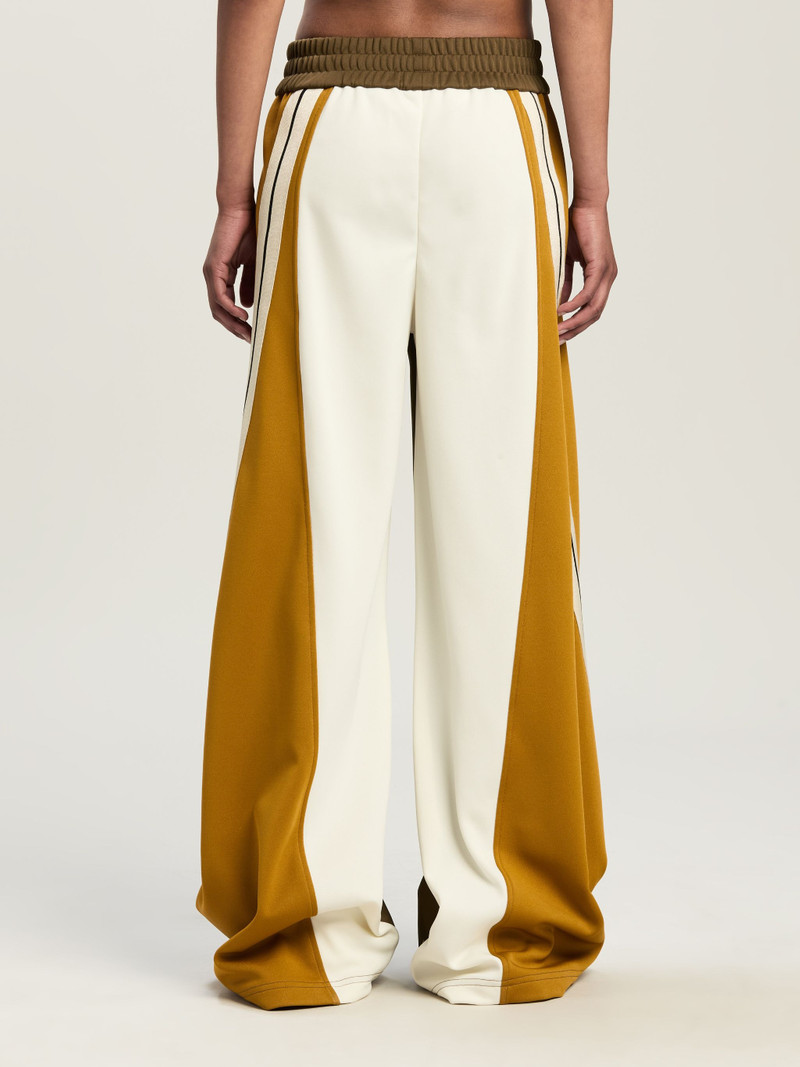 Monogram Track Pants Wide Leg 5