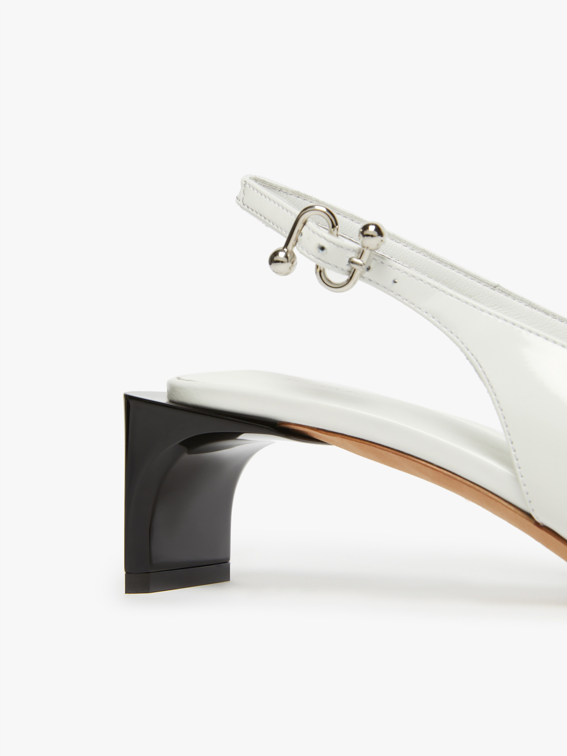 ATTILA Low slingbacks in shiny calfskin with a pointed toe - 5