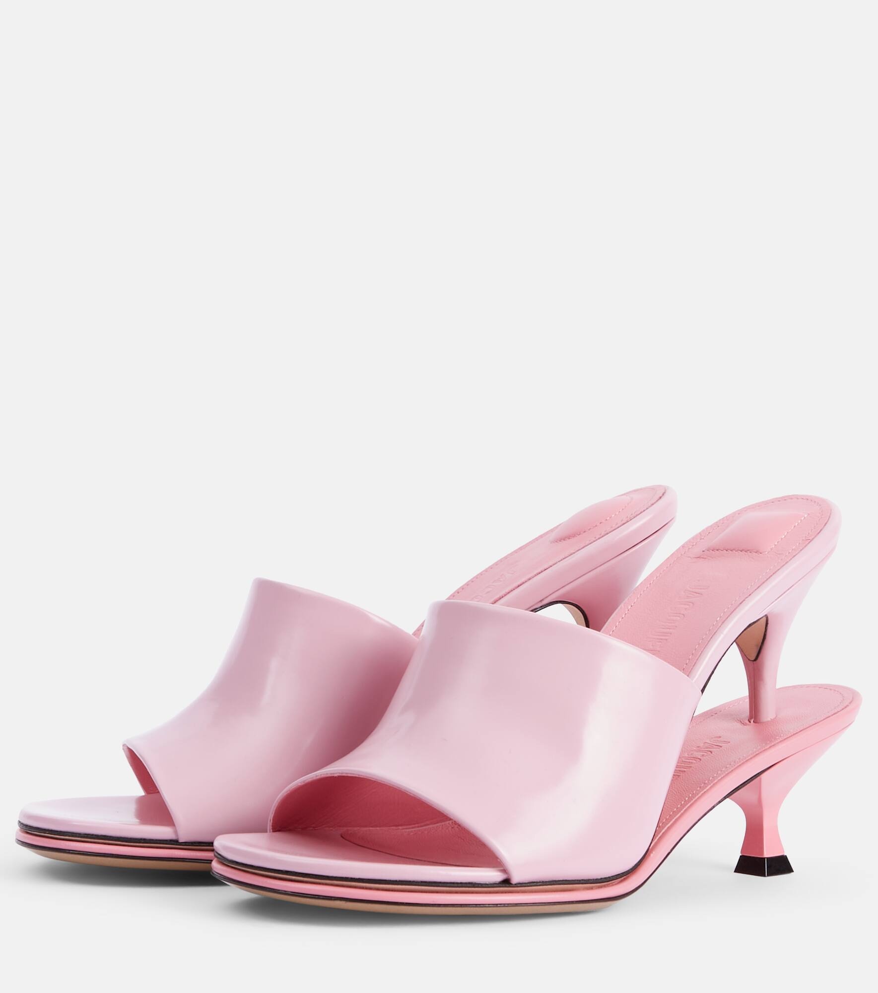 Doubles leather mules - 4