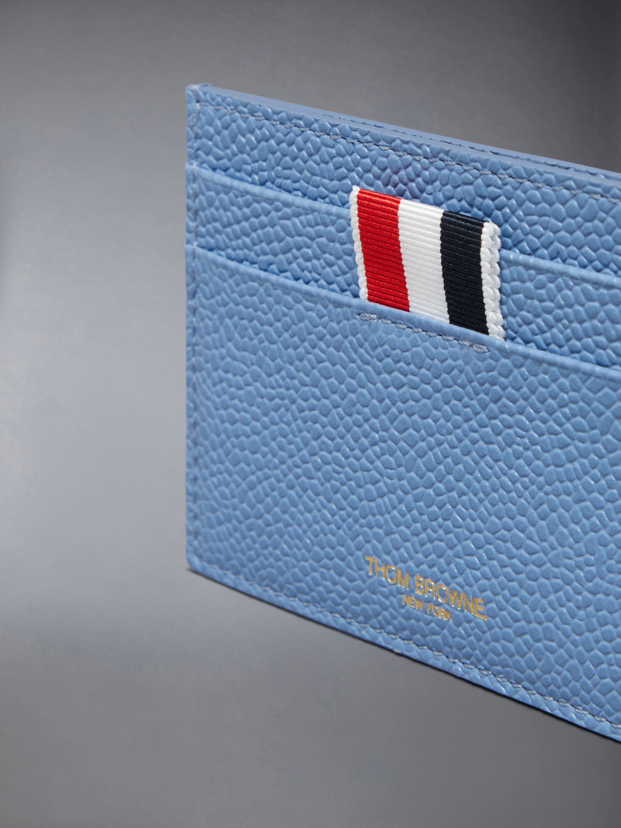 Pebble Grain Rose 4-Bar Single Card Holder - 4