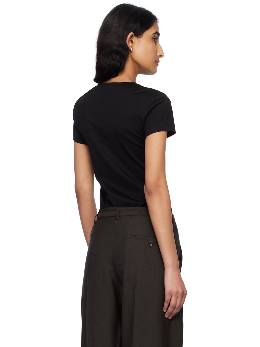 Black Fitted T-shirt - 3