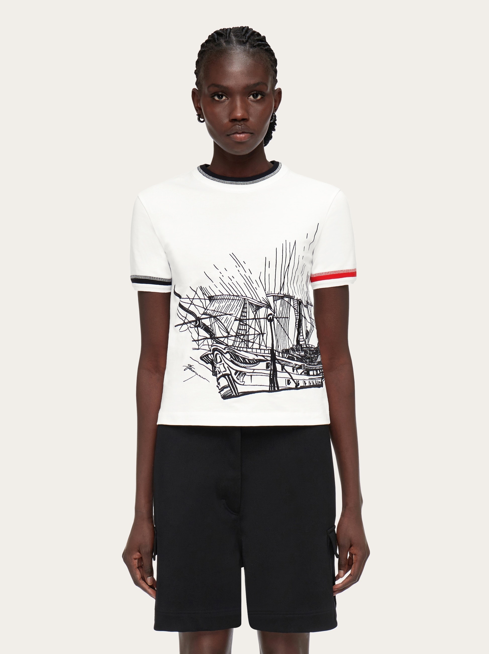 Embroidered t-shirt - 2