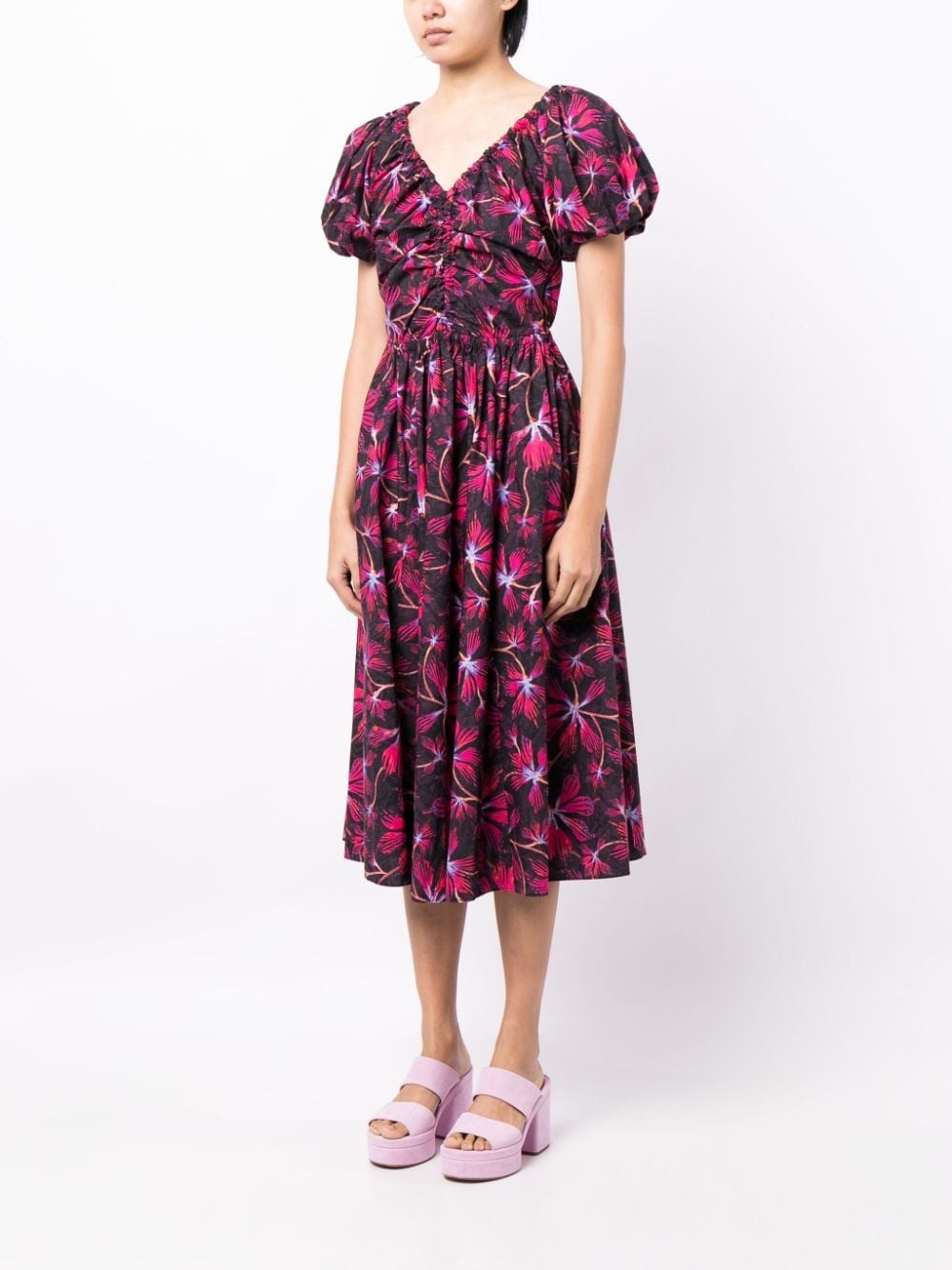 Cecile floral-print dress - 3