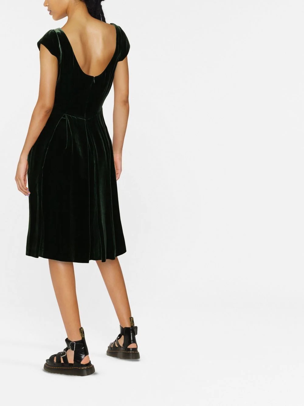 V-back midi dress - 3