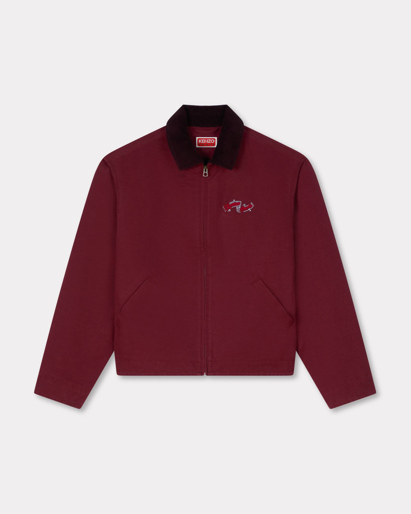'KENZO Winter Holidays' embroidered utility jacket in cotton 1
