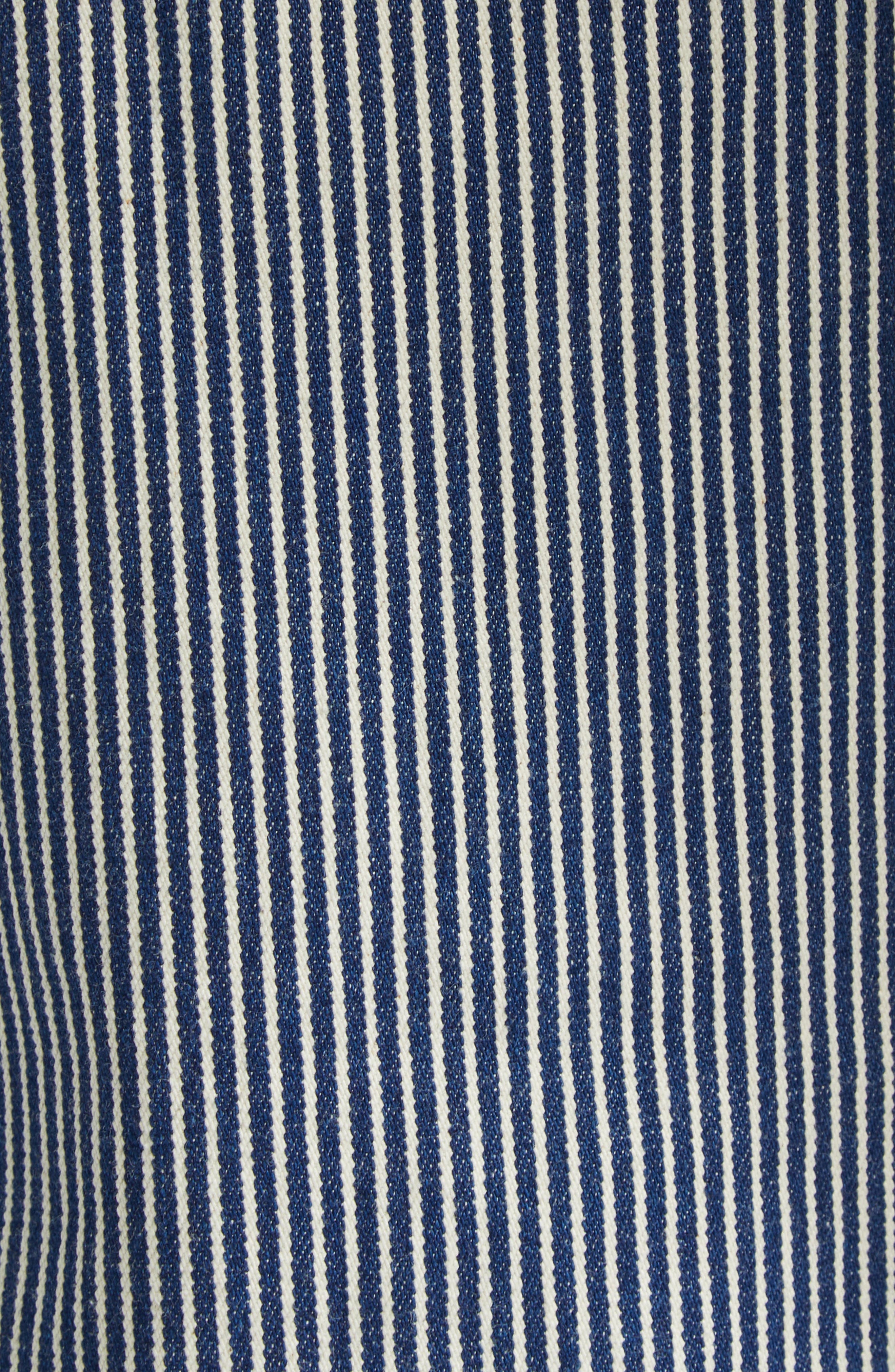 Veronica Beard Dylan Stripe High Waist Relaxed Straight Leg Jeans in Solstice Stripe at Nordstrom - 6