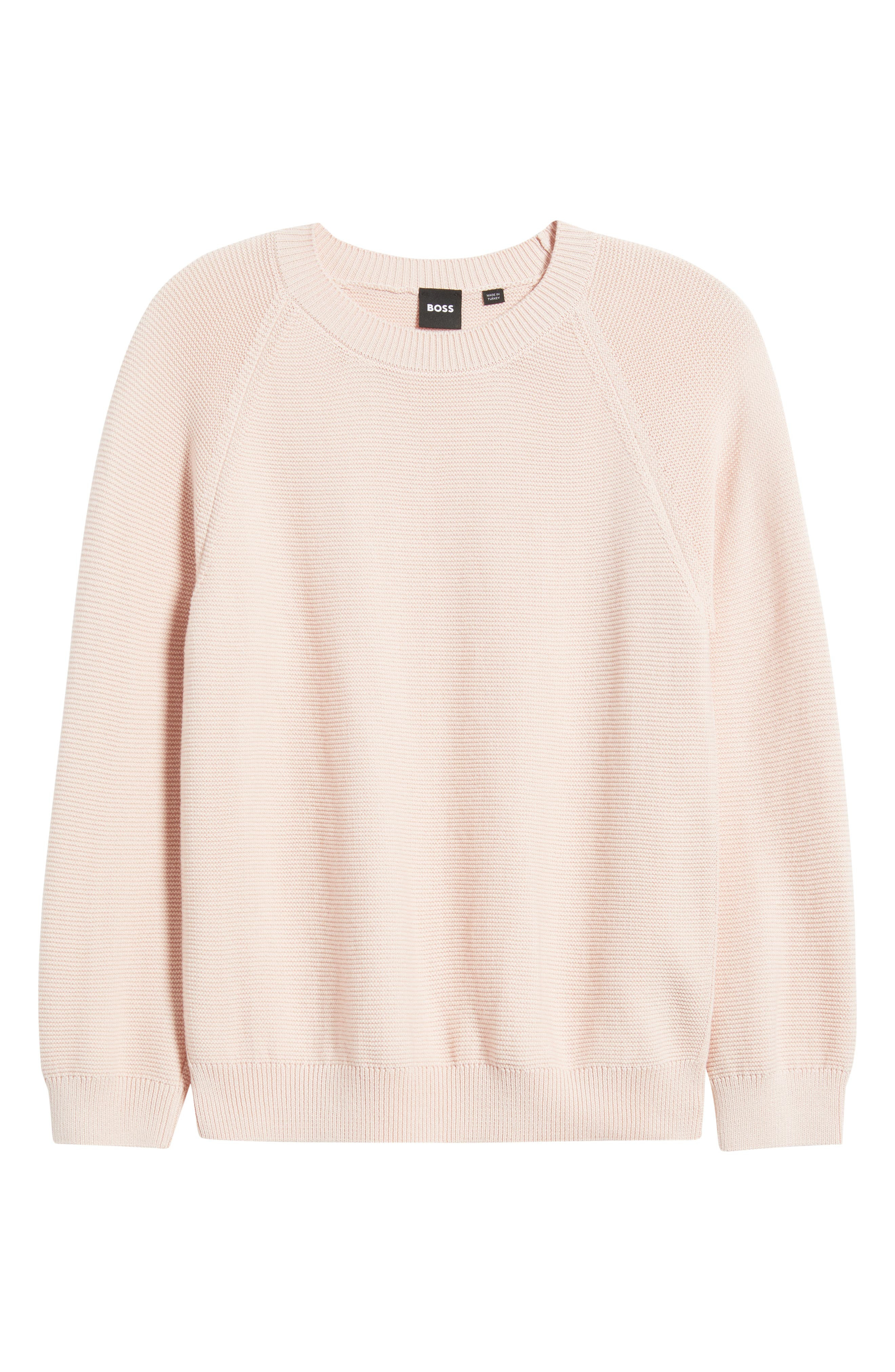 BOSS Fovila Crewneck Sweater in Light Pink at Nordstrom - 5