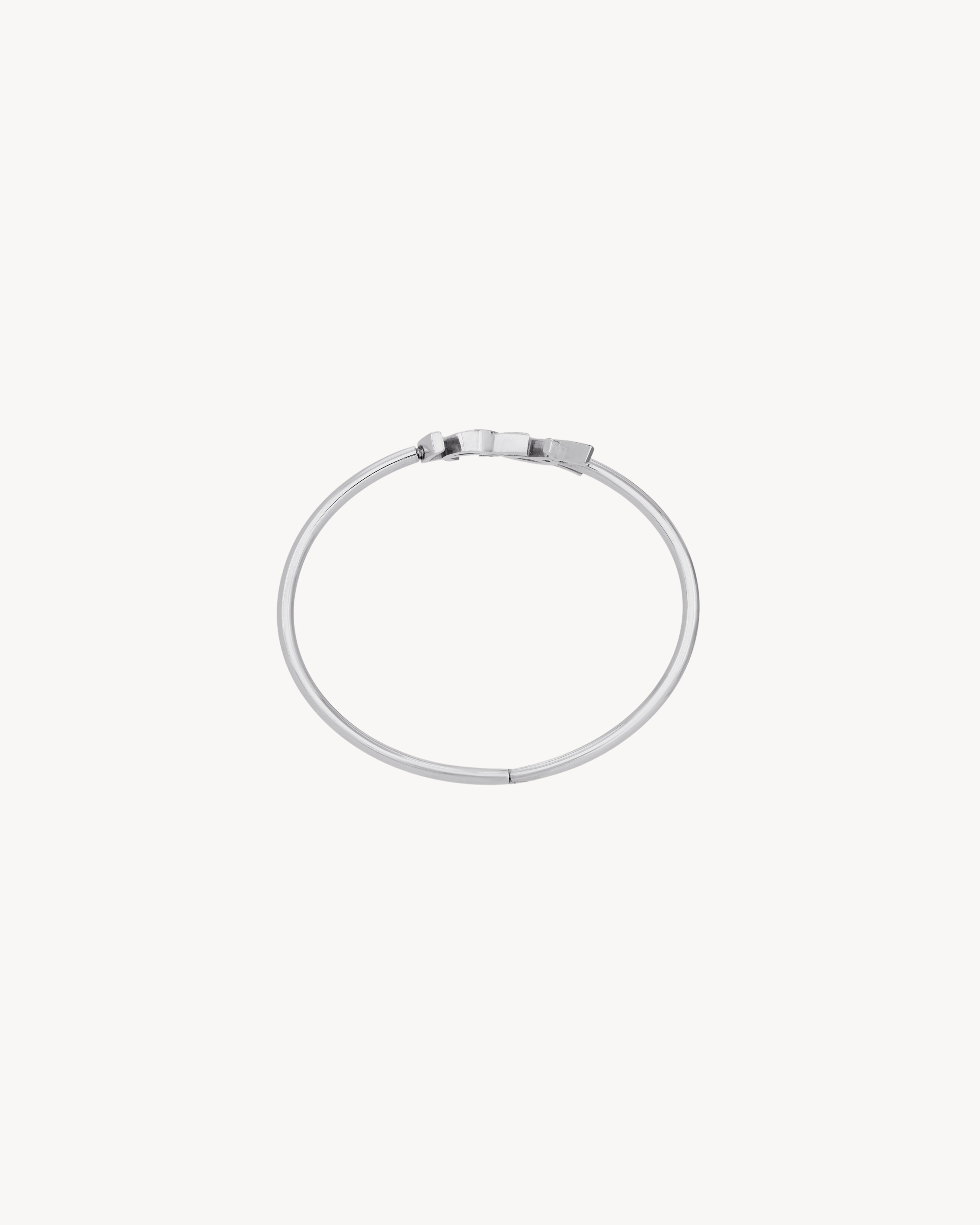 CASSANDRE HINGED BANGLE IN 18K GREY GOLD - 4