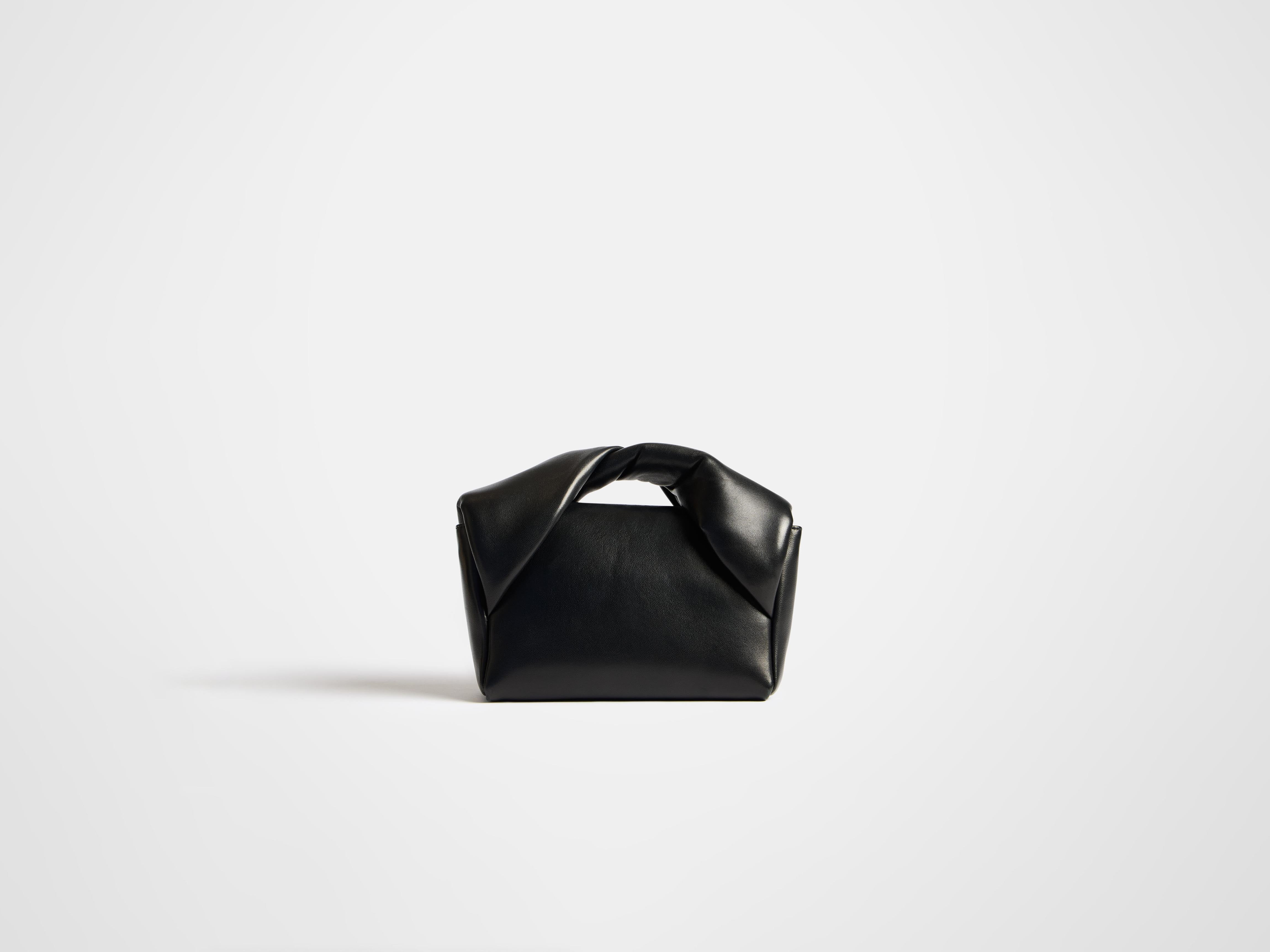 MEDIUM TWISTER BAG IN BLACK LEATHER - 4
