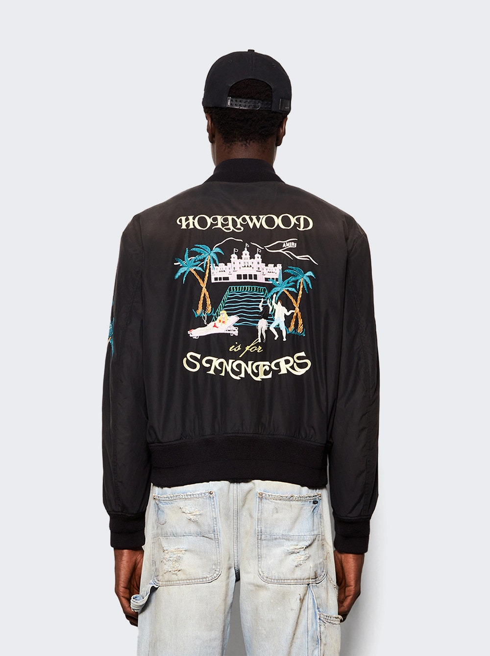 Sinners Bomber Jacket Black - 4