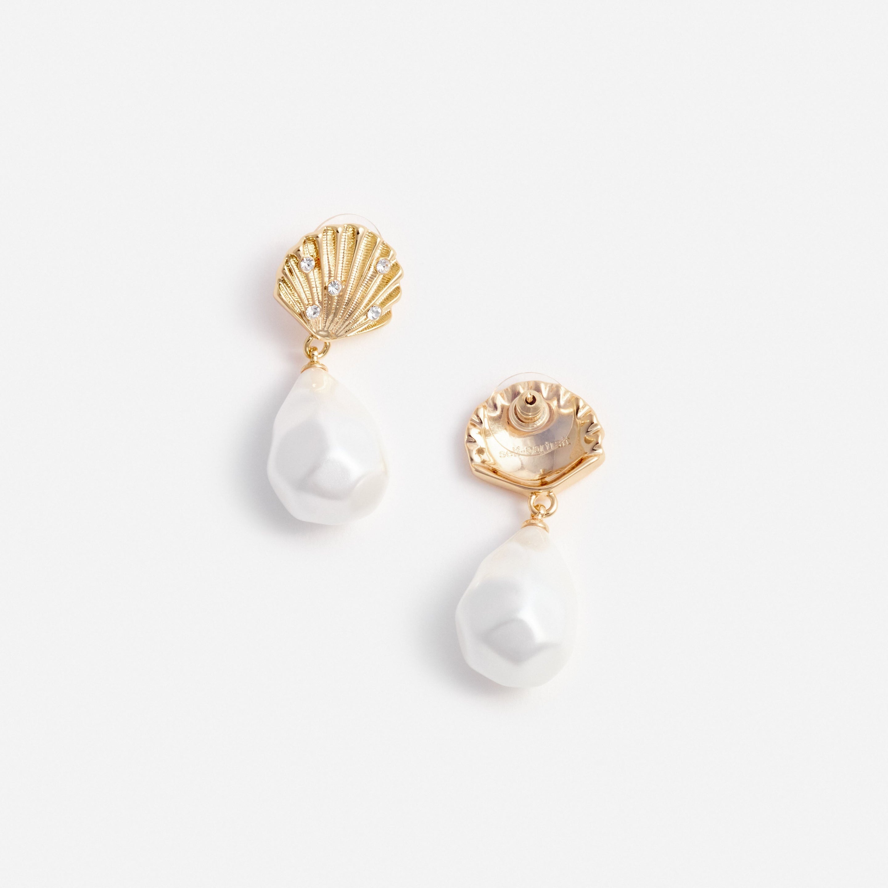 Tiered Shell Earrings - 2