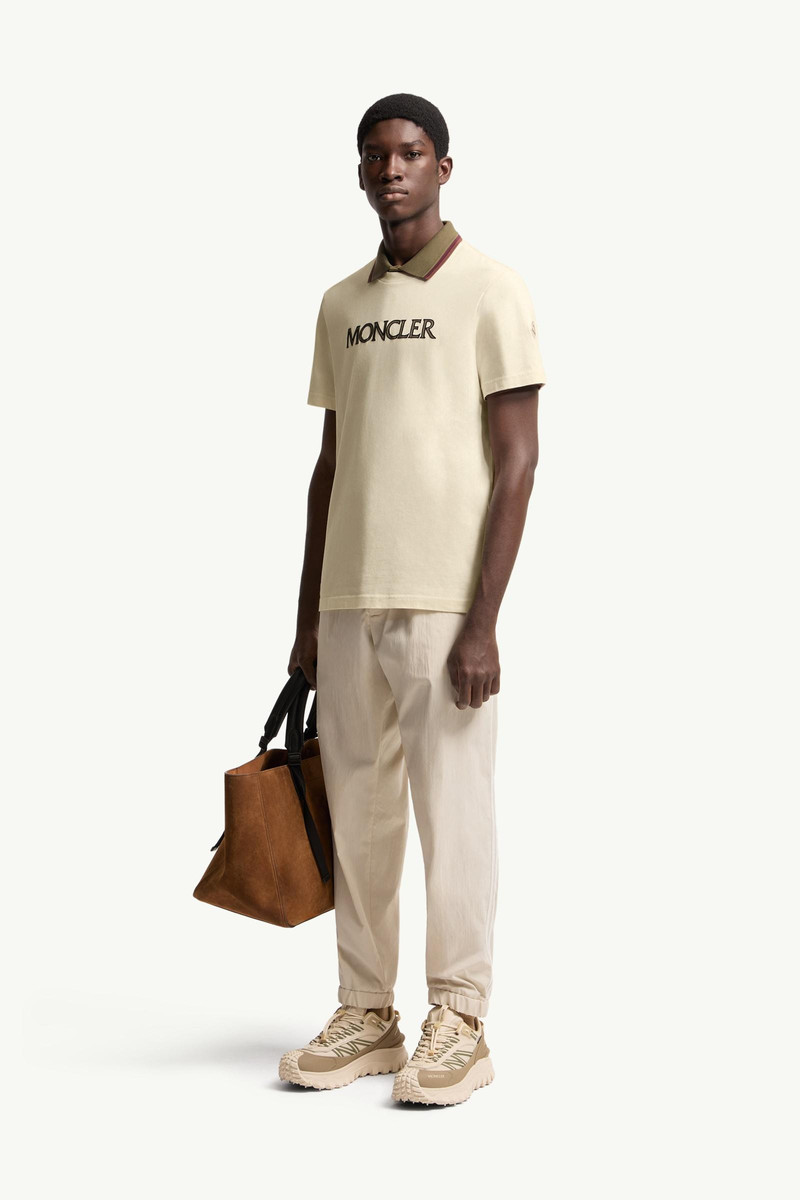 Moncler Logo Print Cotton T-Shirt outlook