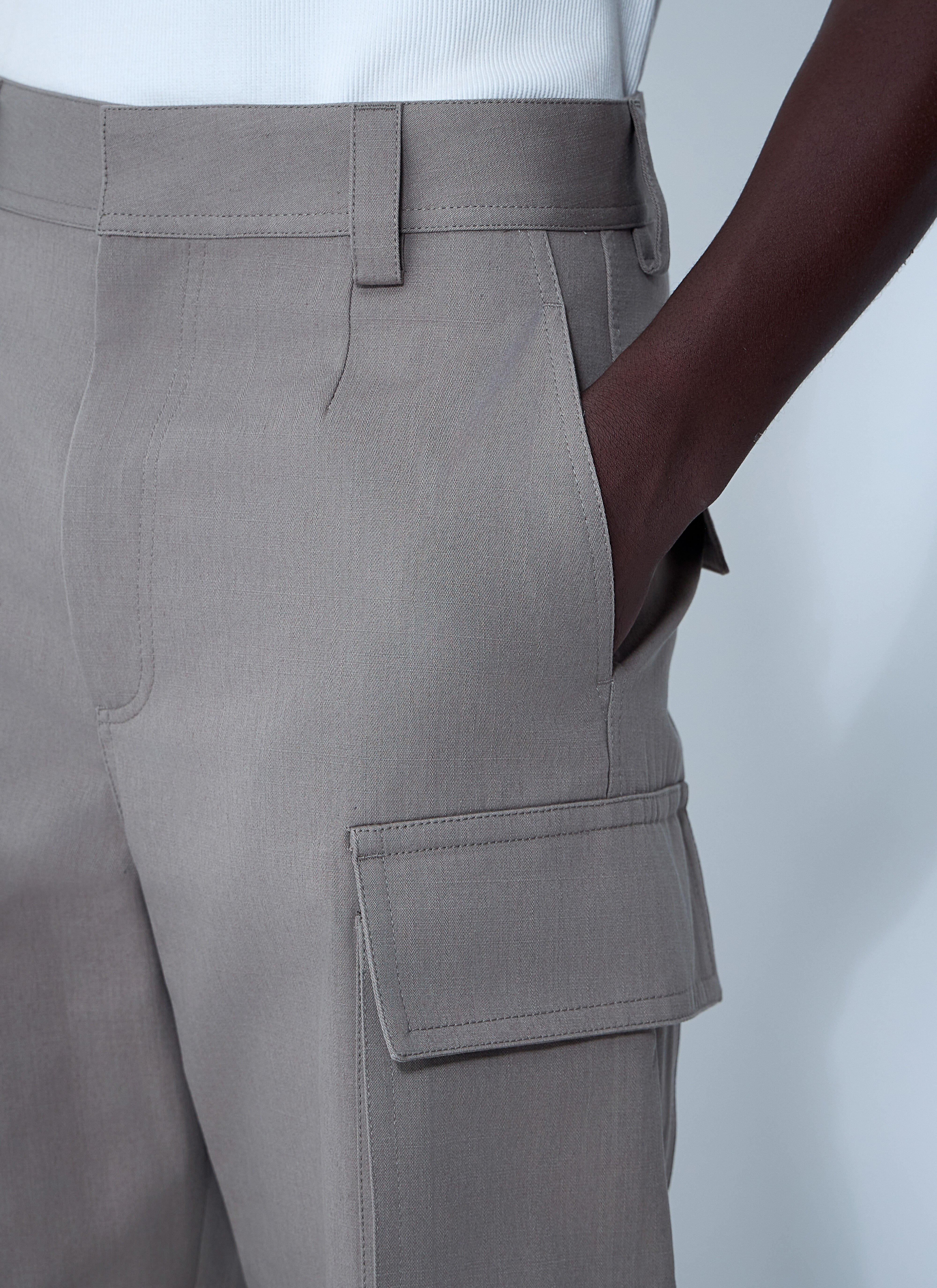 Cotton Twill Cargo Pants - 5