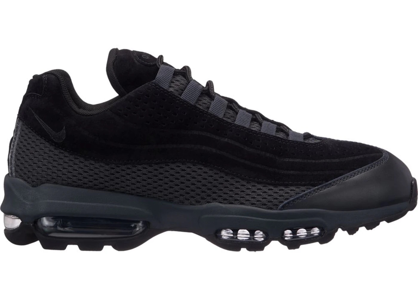 Nike Air Max 95 Ultra Premium Breathe Triple Black - 1