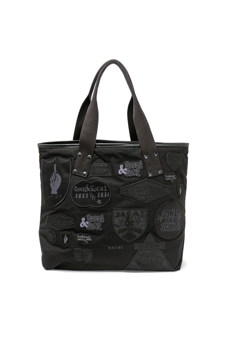 sacai Gonz Multi Patch Tote Large 1