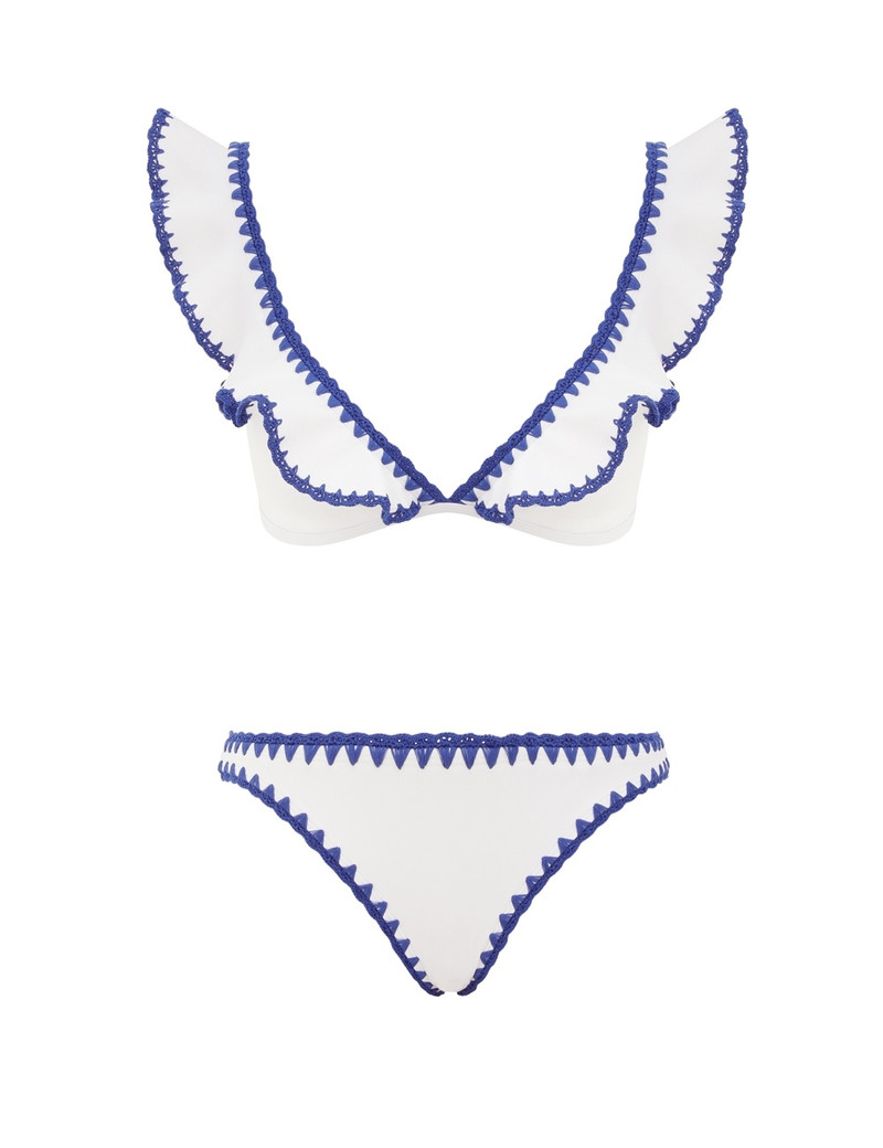 MAXINE CROCHET FRILL BIKINI 1