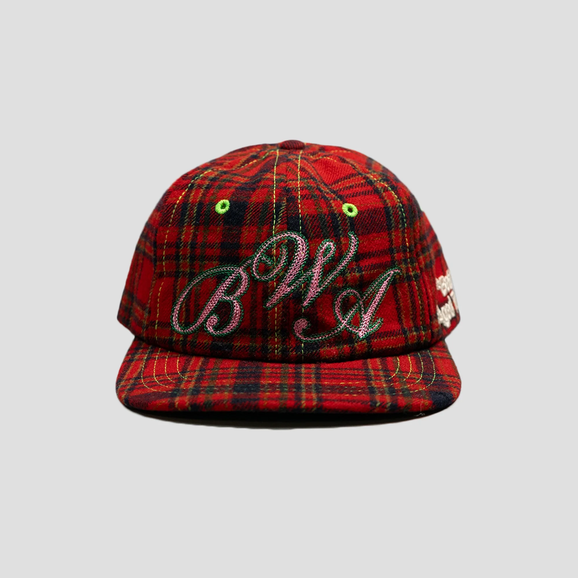 DELIQUENT RECONSTRUCTED PLAID HAT - 1