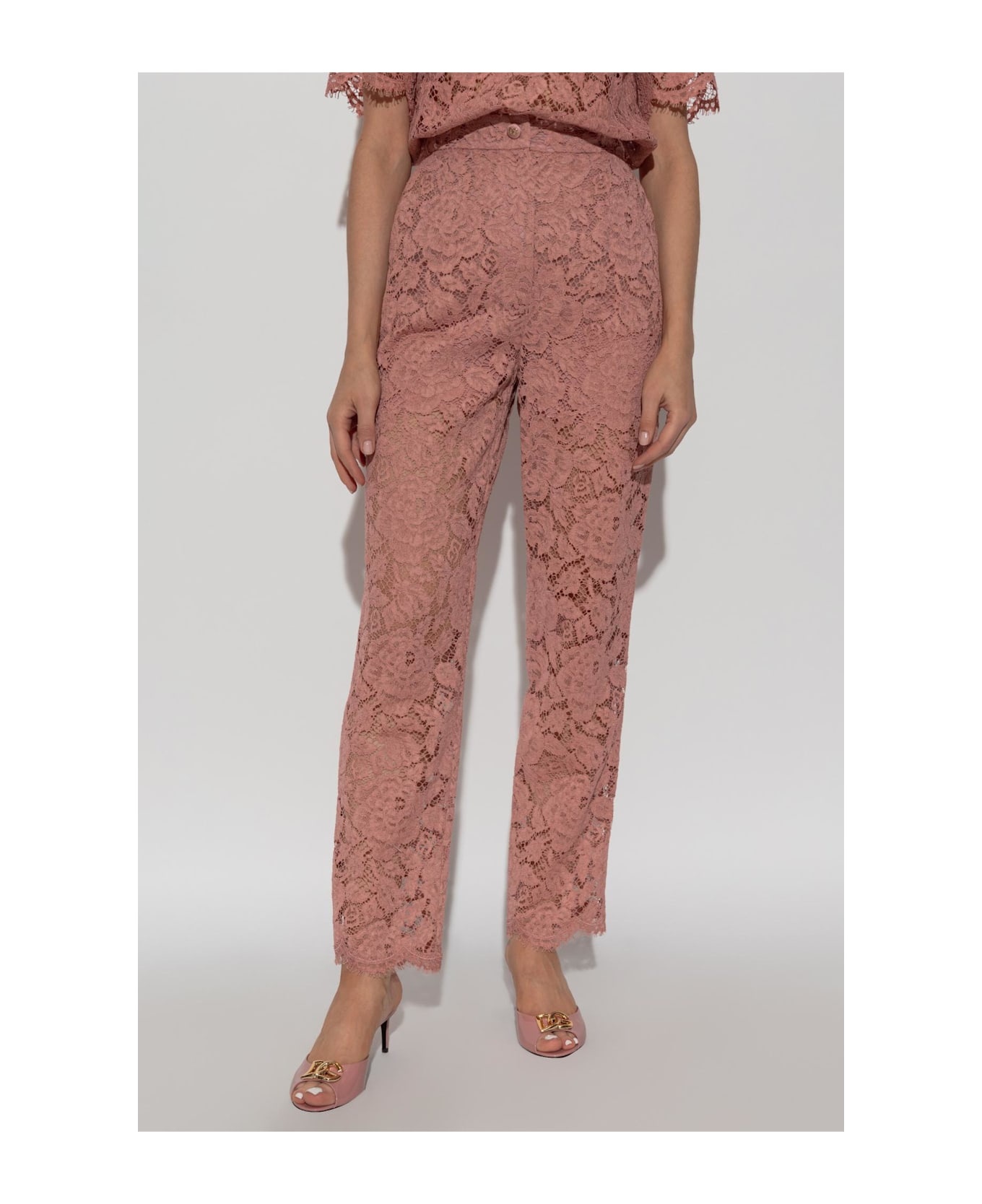 Dolce & Gabbana Lace Pants - 3
