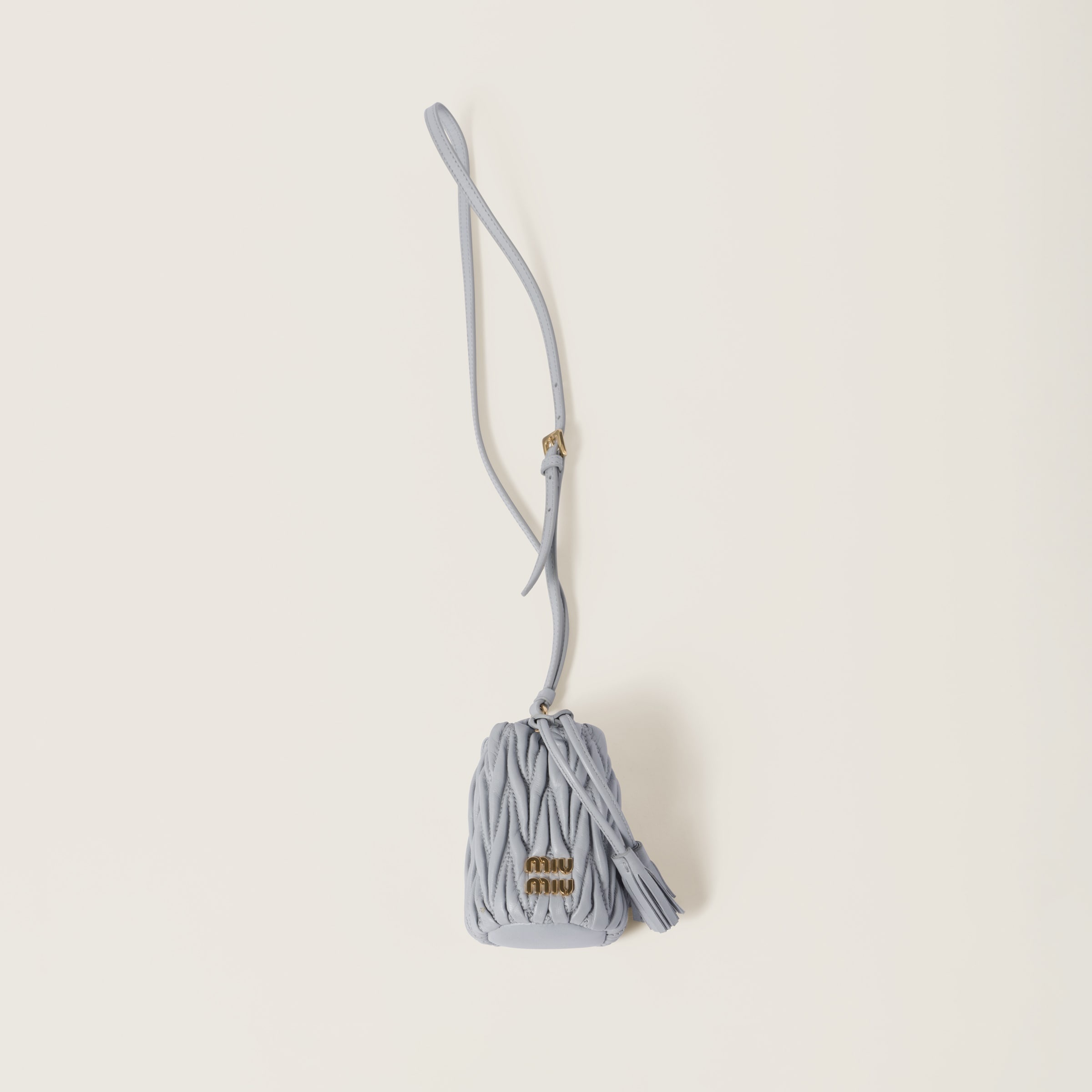 Matelassé nappa leather micro bag - 4