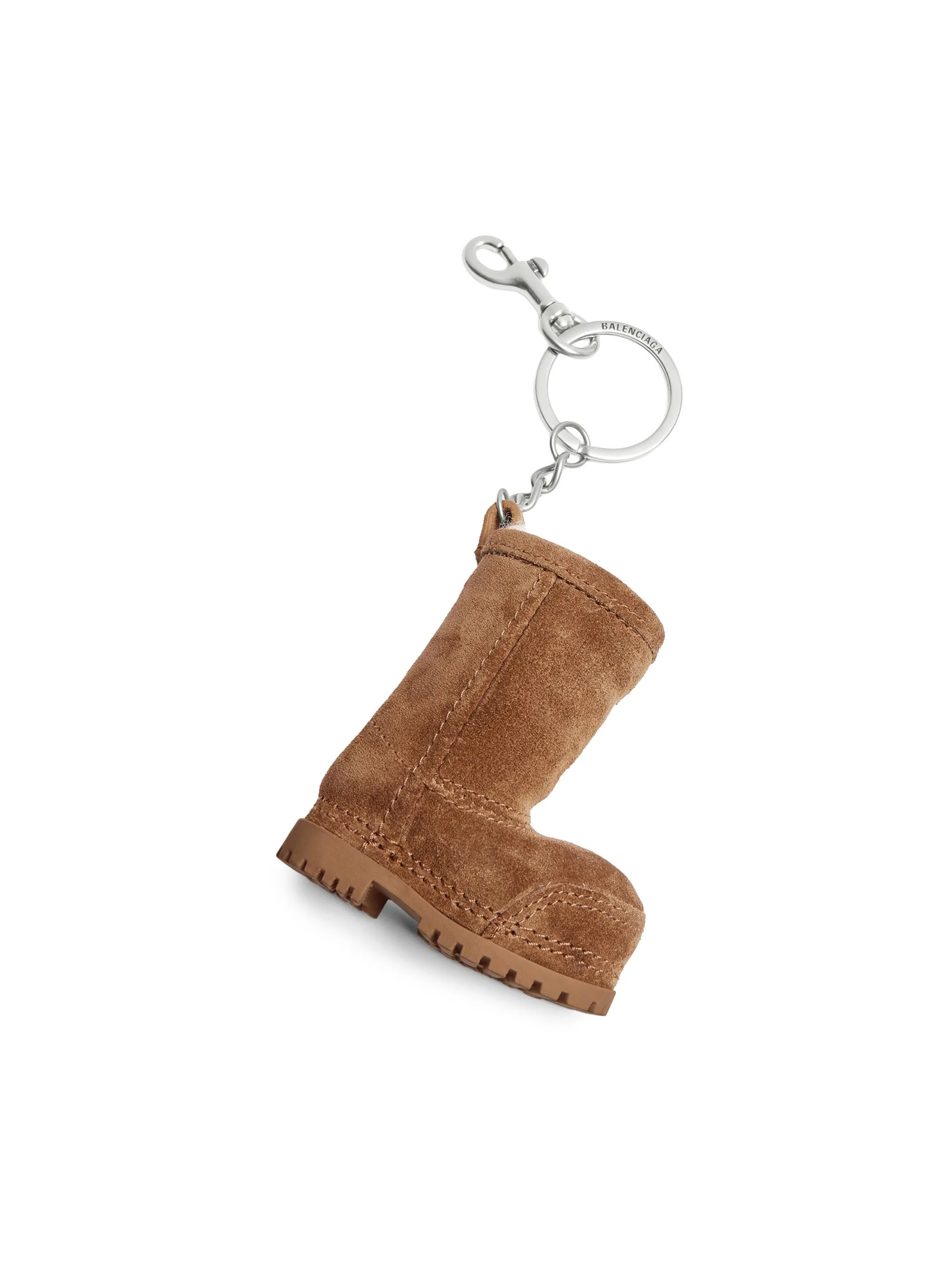 Women's Mini Alaska Boot Charm-Keychain - Brown - 1