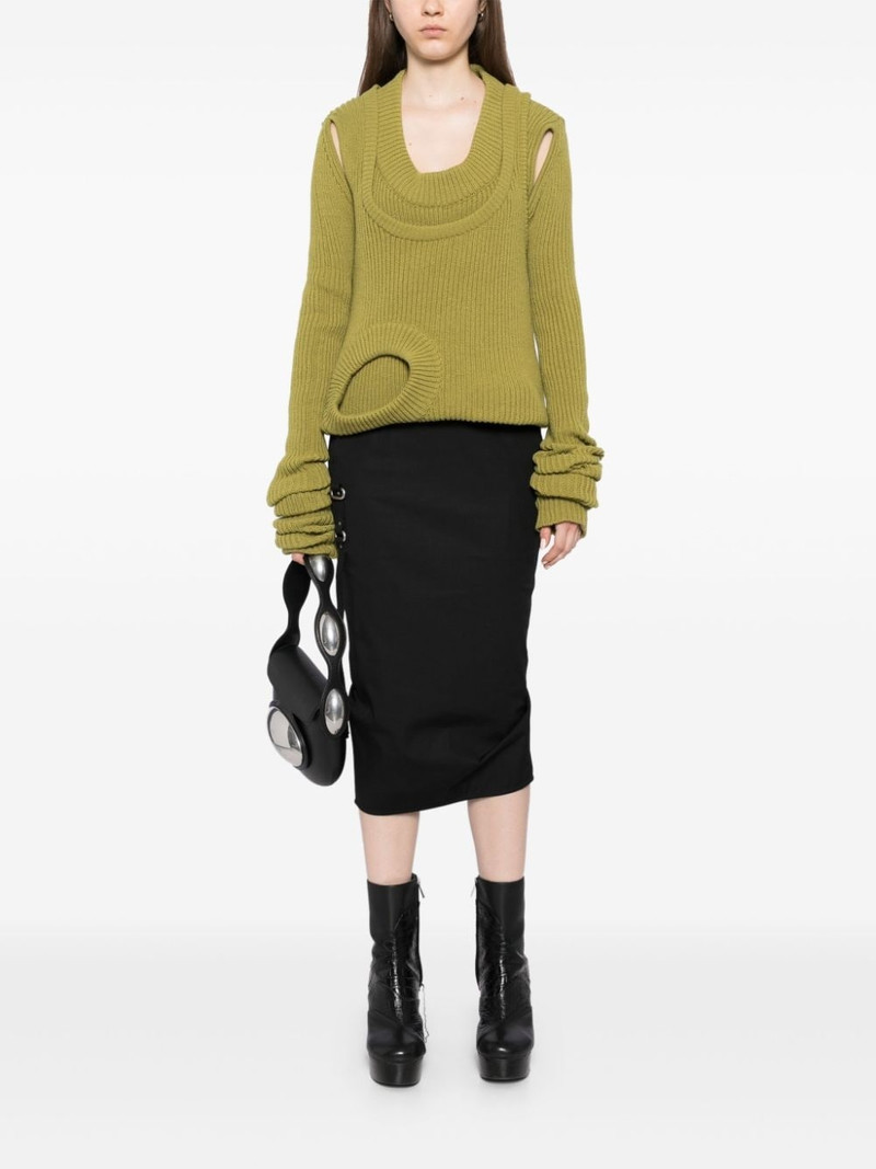 Rick Owens Banana sweater outlook