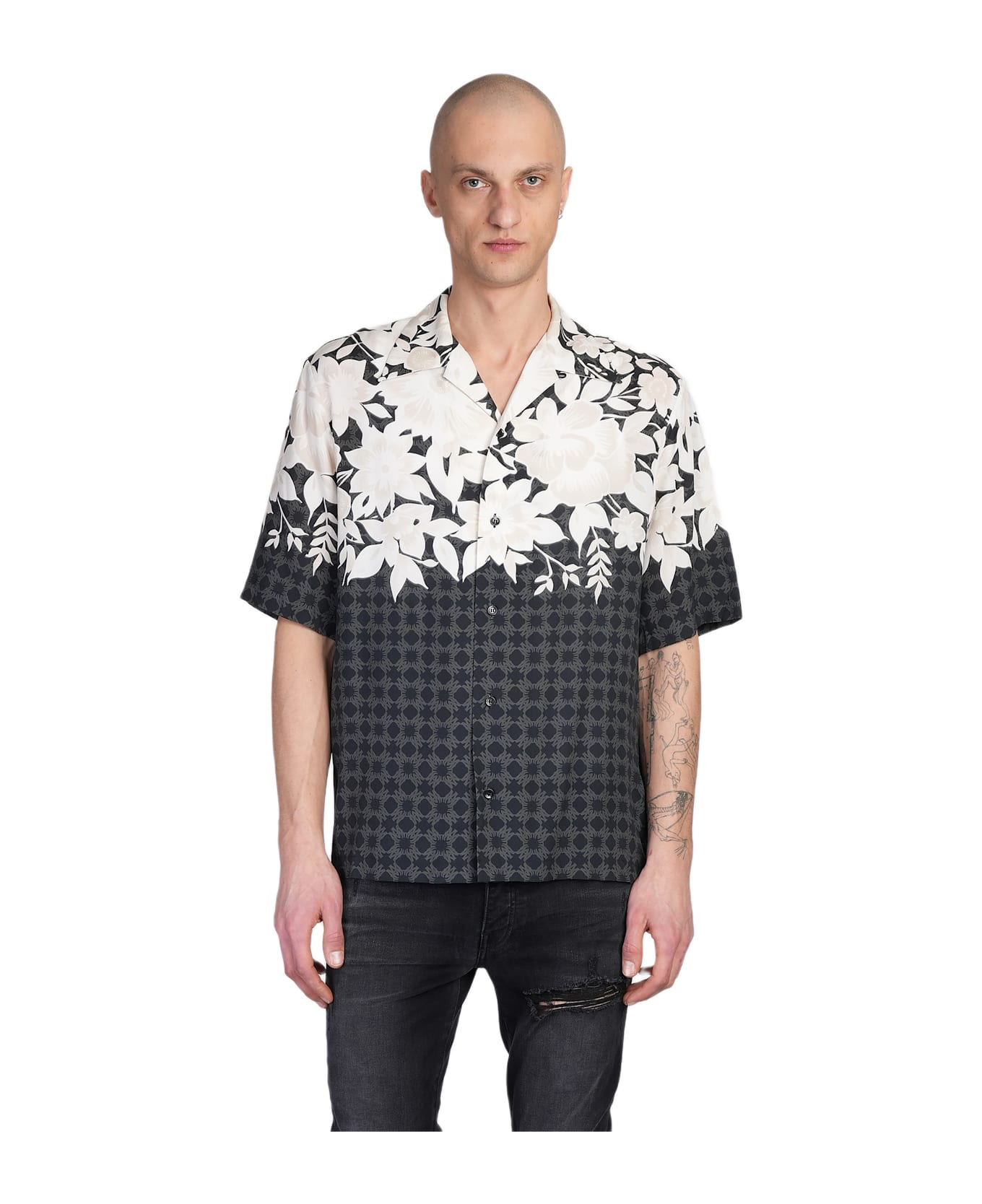 Shirt In Black Viscose - 1