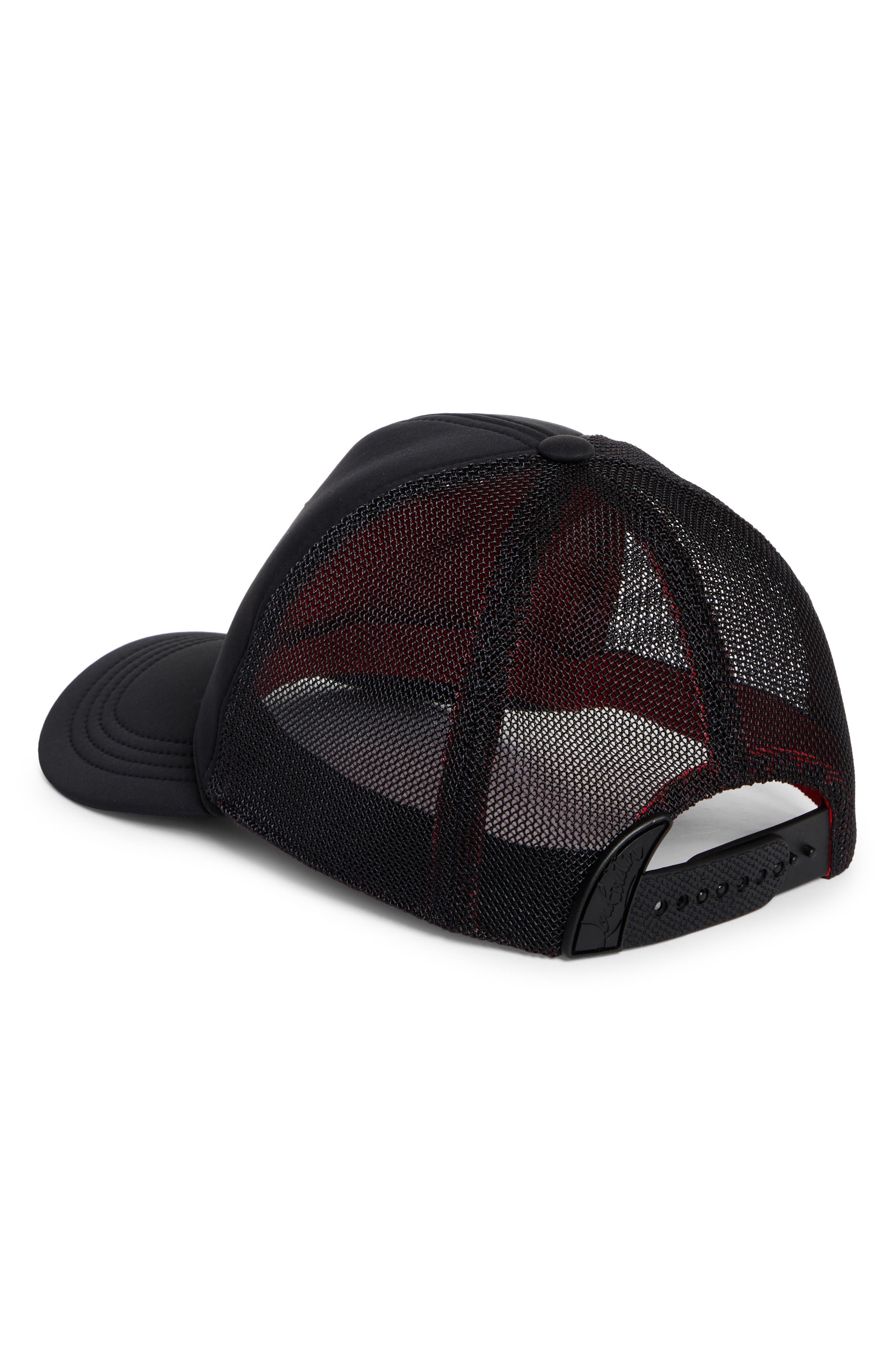 Christian Louboutin Horse Season Trucker Hat in Black at Nordstrom - 2