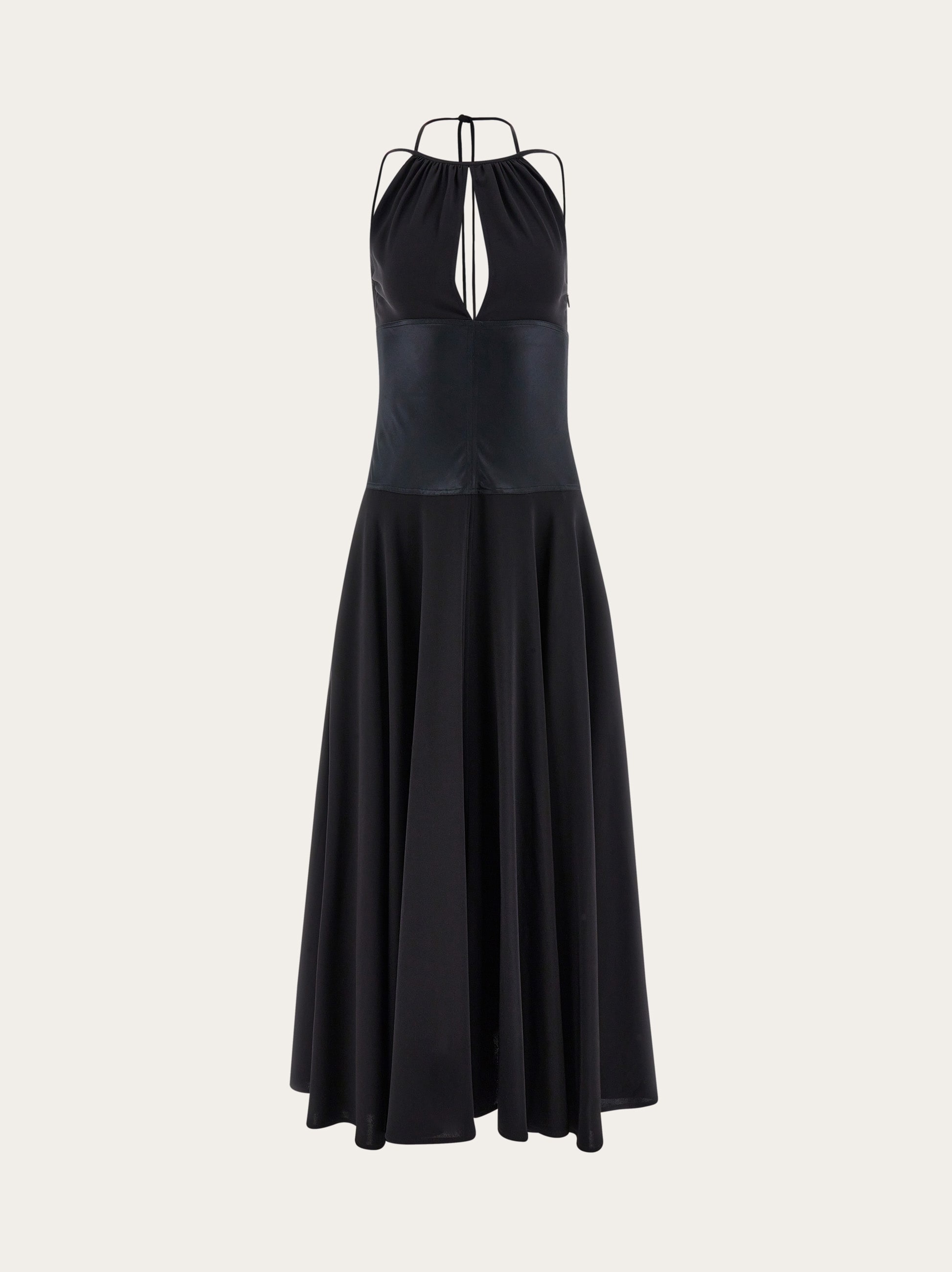 Longline cady viscose dress - 1