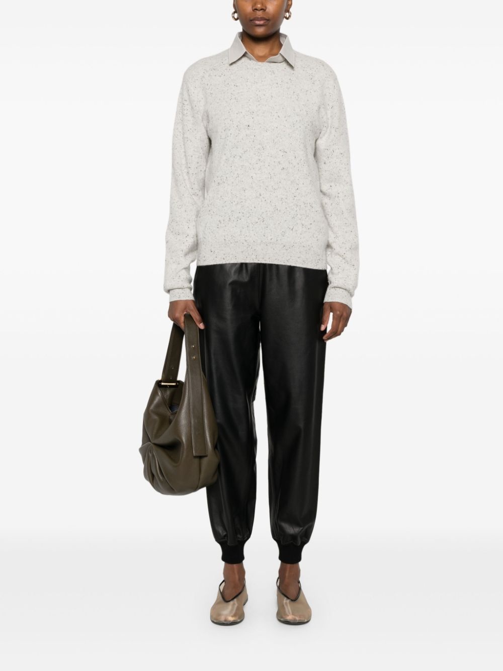 speckle-knit sweater - 2