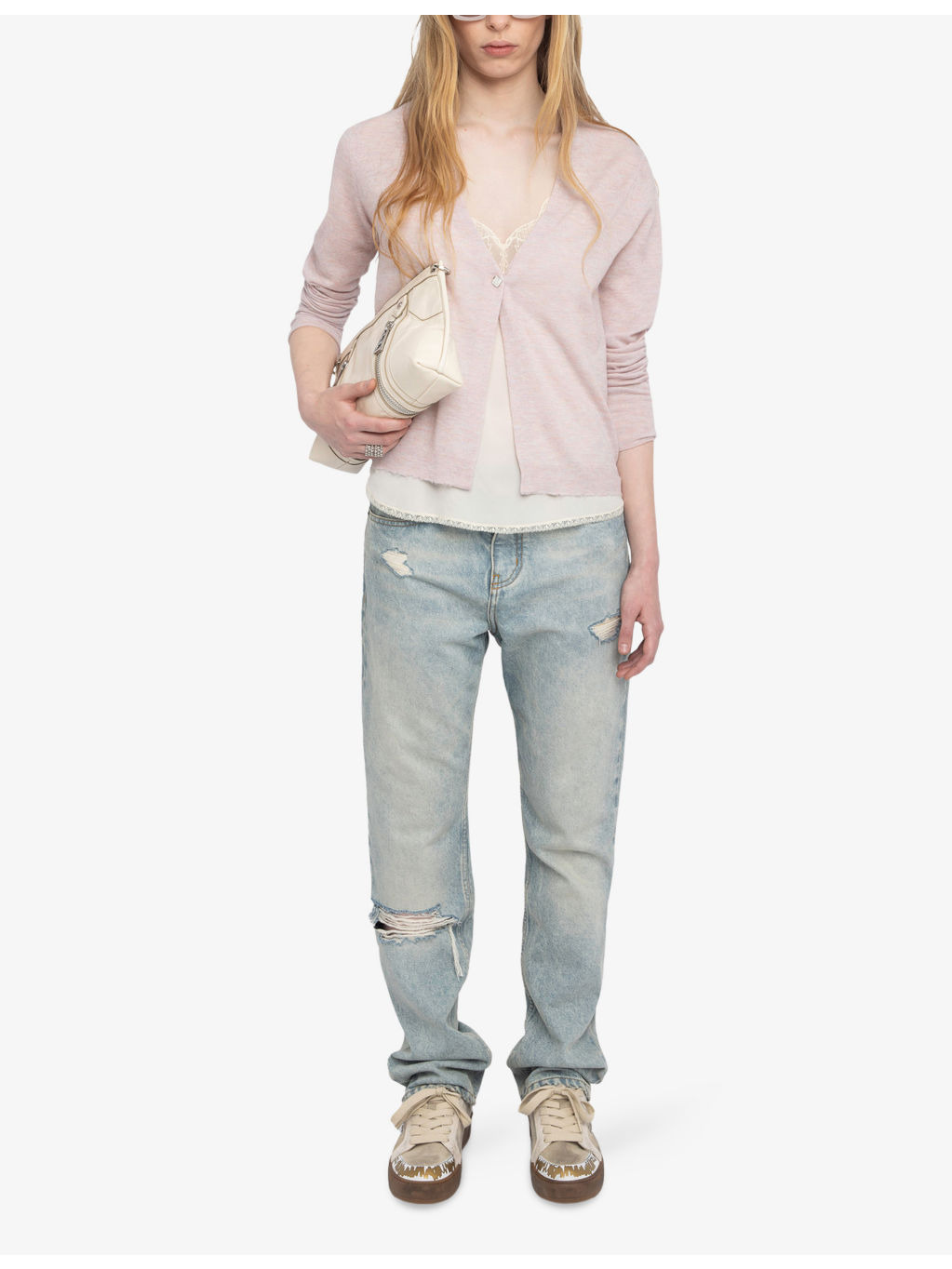 Manylla V-Neck Cashmere Cardigan - 2
