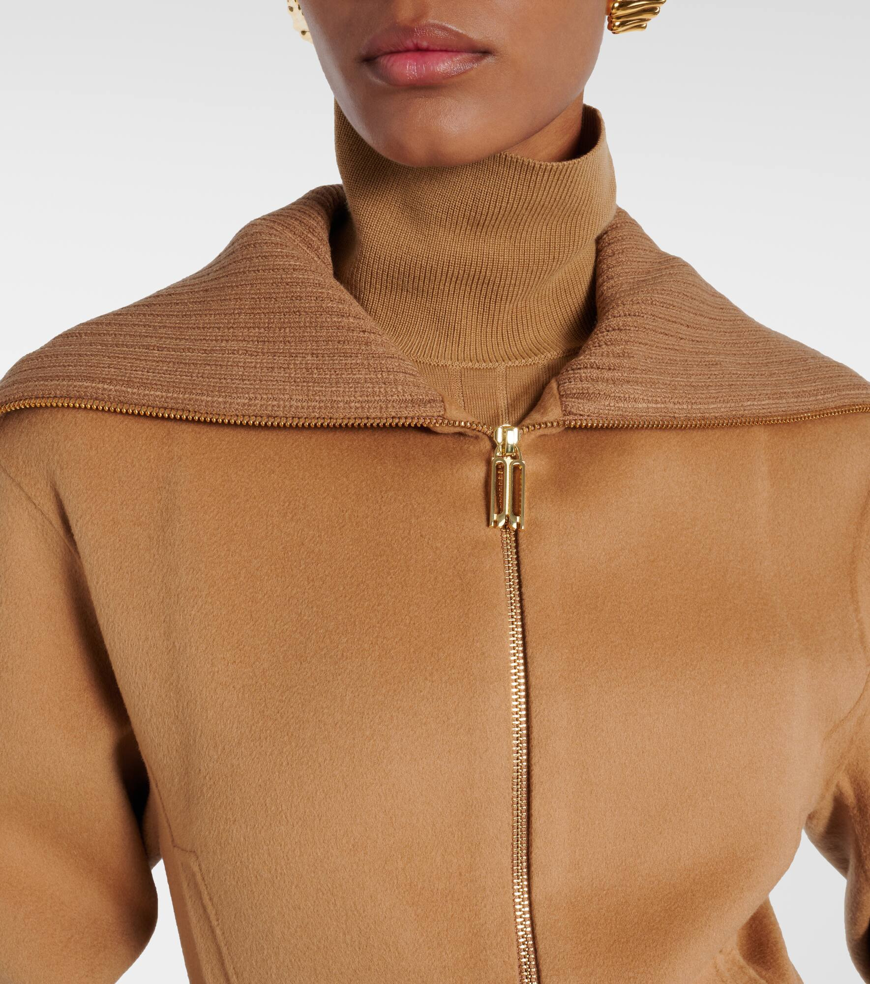 Wool and cashmere jacket - 4