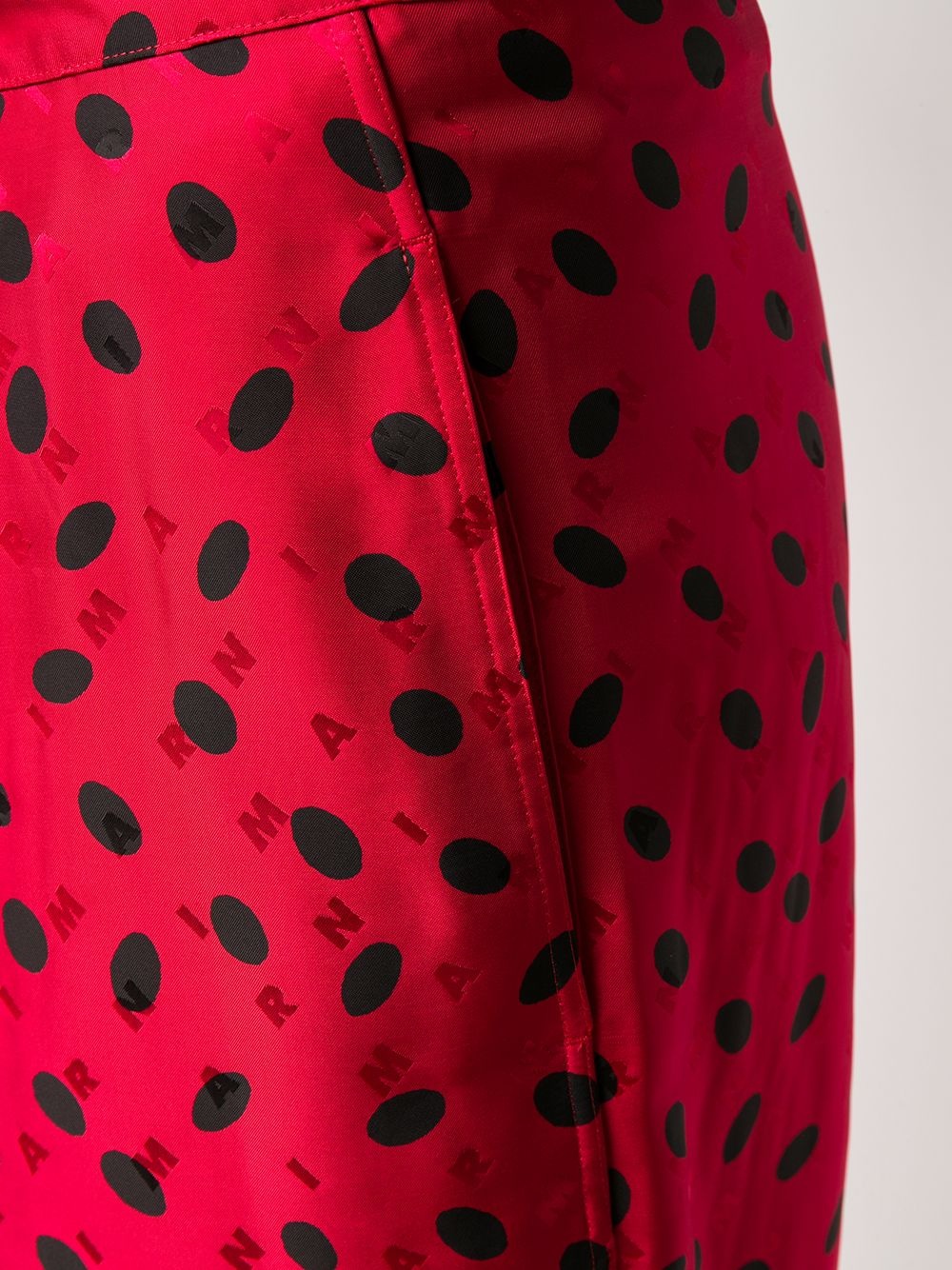 polka dot pattern trousers - 5