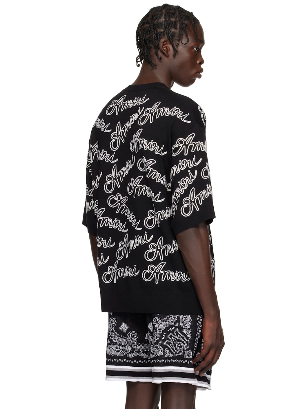Black 'Amiri' Script Sweater - 3