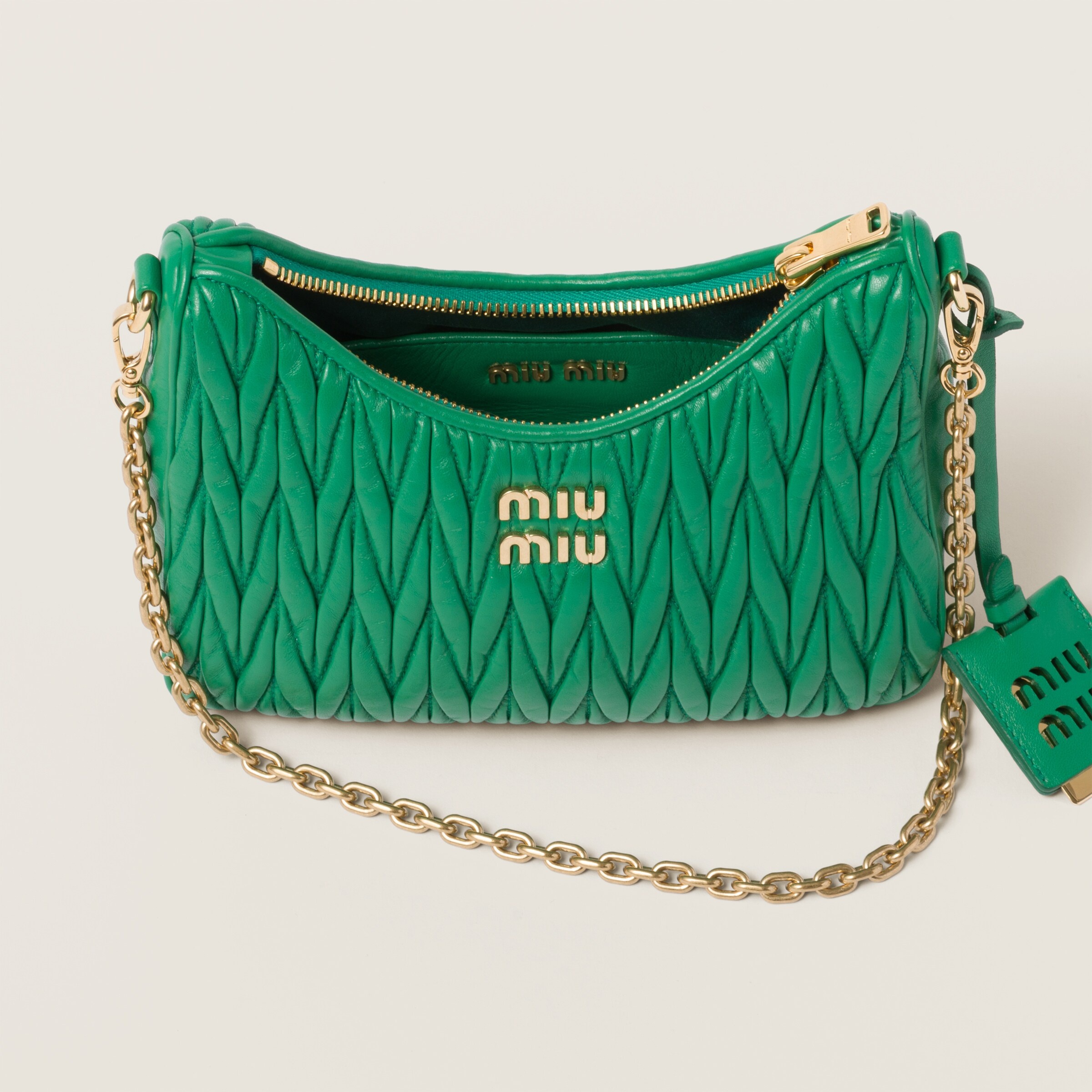 Matelassé nappa leather shoulder bag - 6