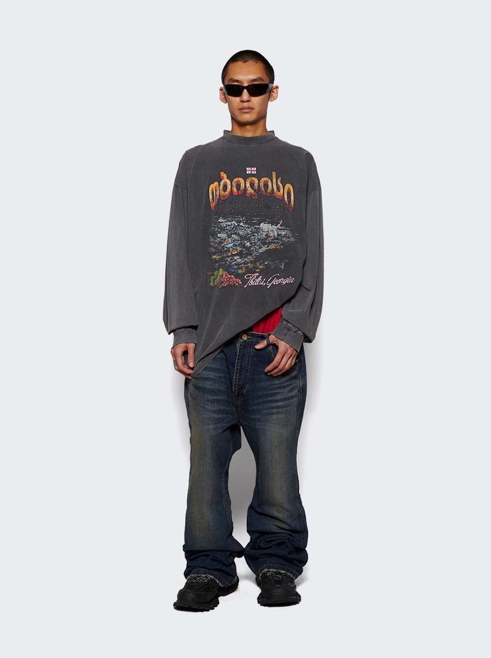 Layered Jeans Whisker - 5