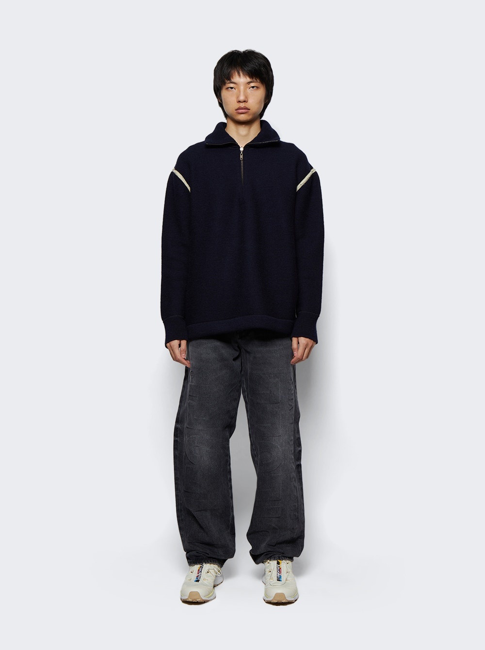 Classic Pullover Navy - 2