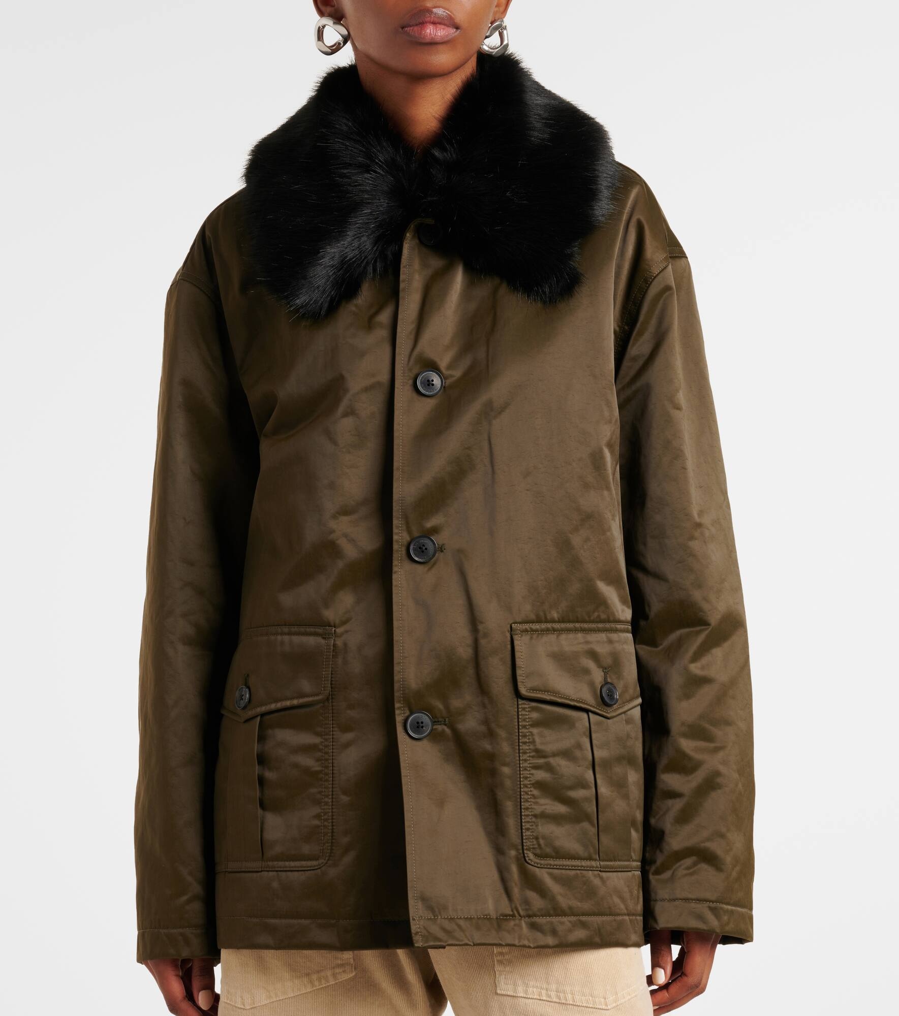 Blaise faux fur-trimmed parka - 6