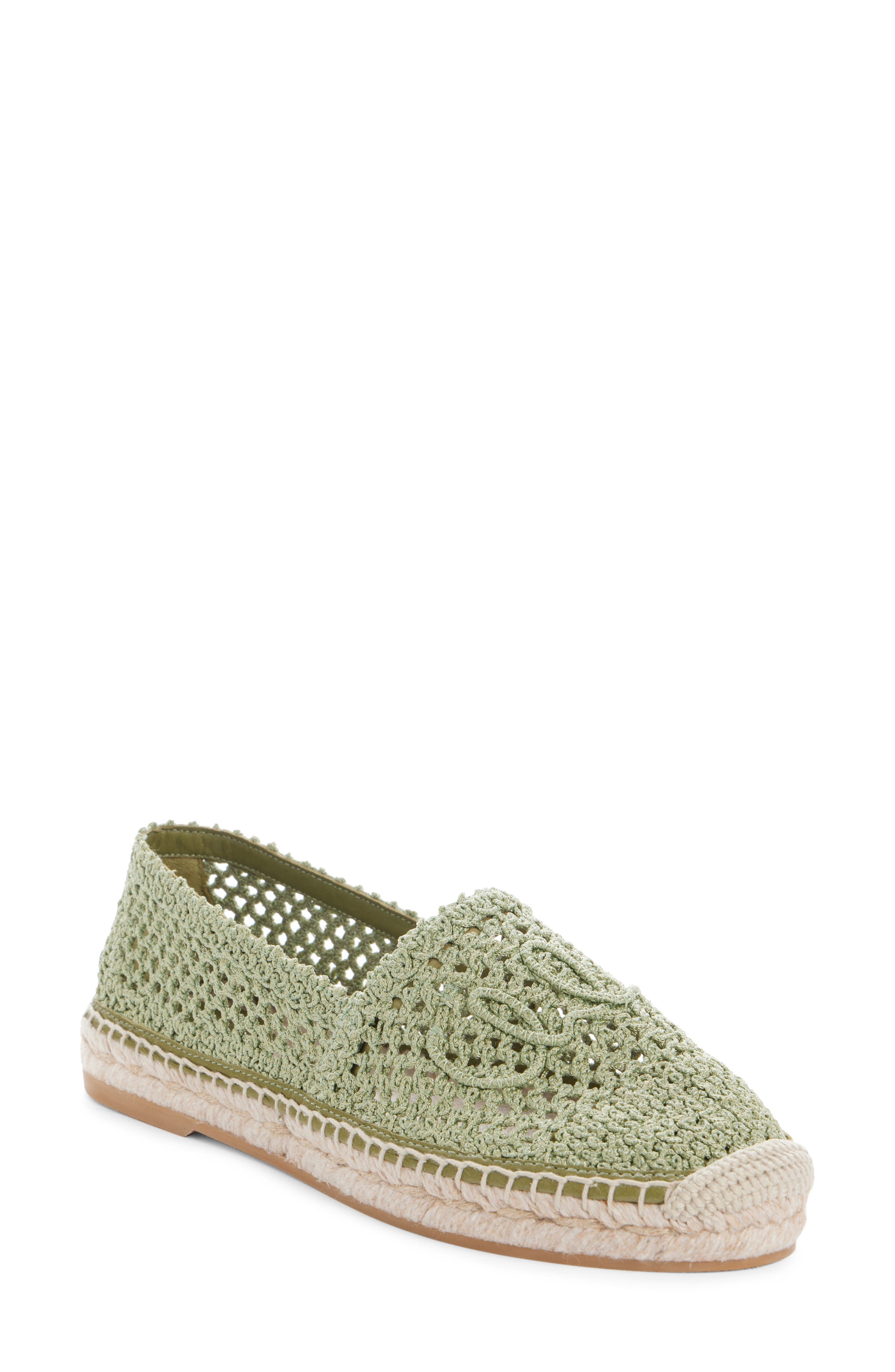Chloé Isla Logo Espadrille in Mint at Nordstrom - 1