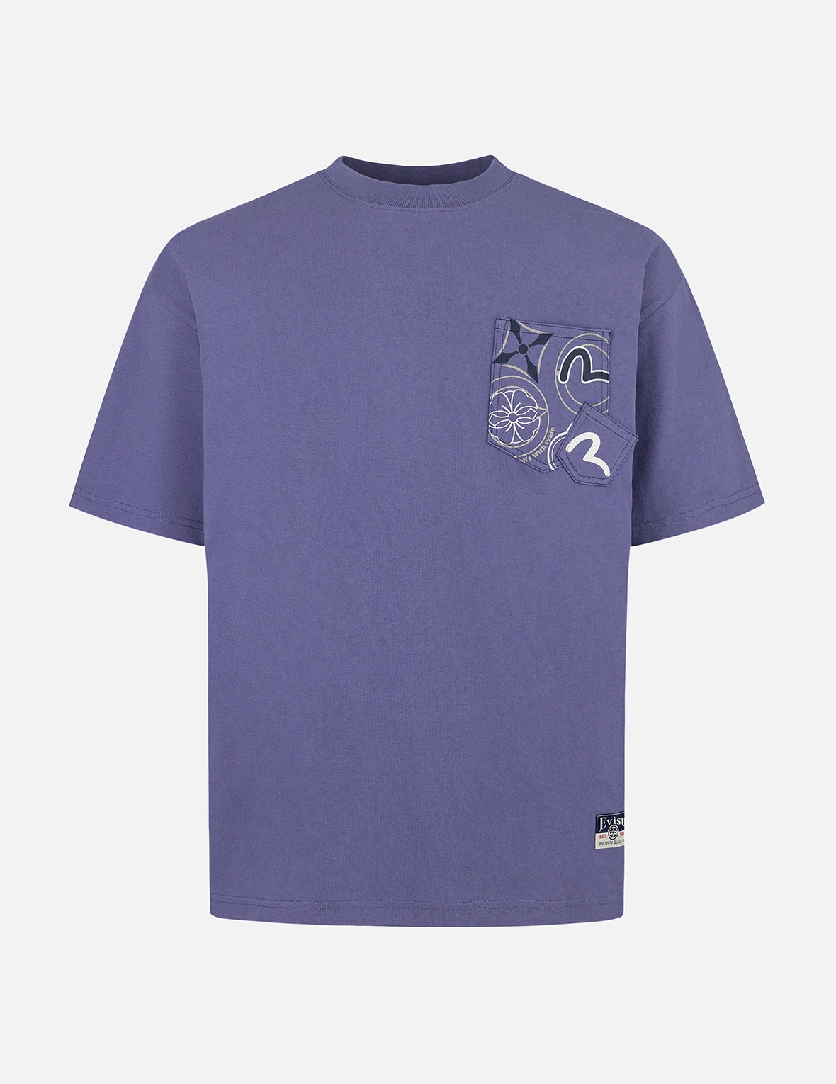 Multi-Pocket and Multi-Print Loose Fit T-shirt - 2