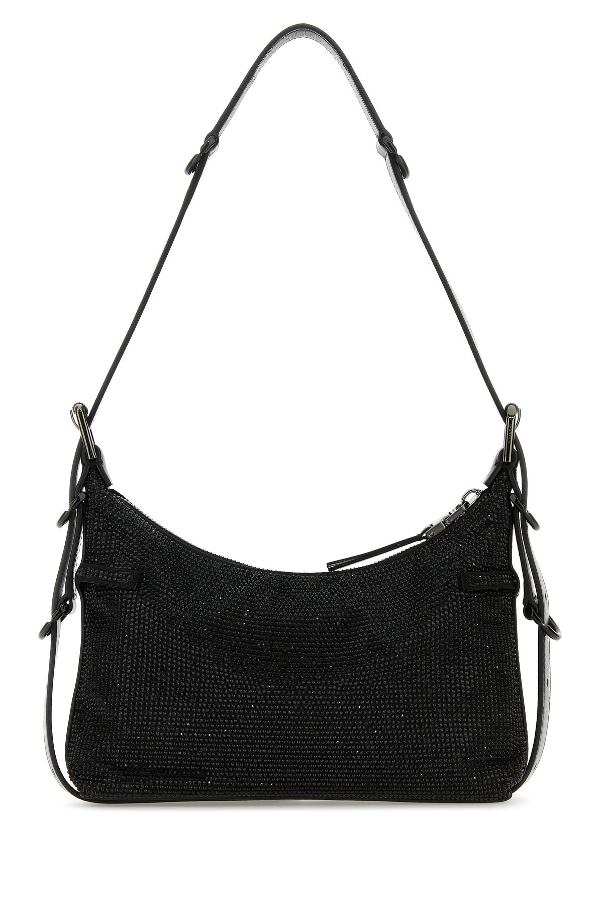 Black fabric mini Voyou shoulder bag - 3