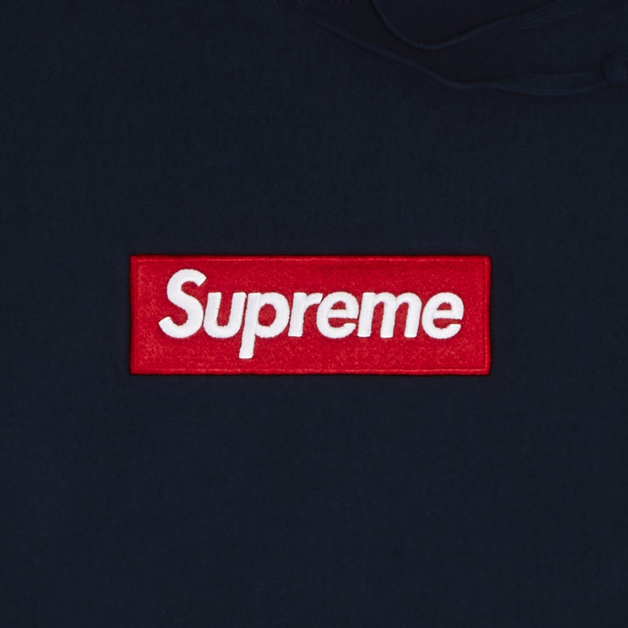 Supreme Box Logo Hooded Sweatshirt 'Navy' - 2