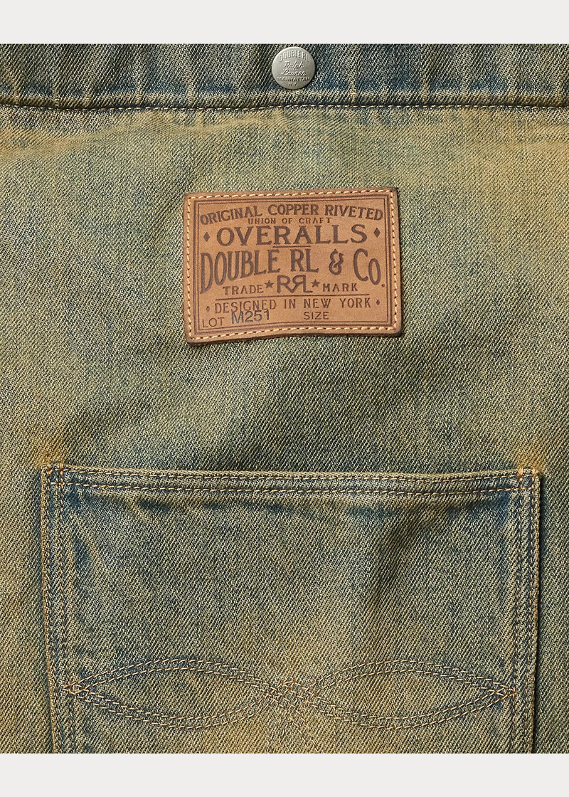 Faded Indigo Denim Backpack 5