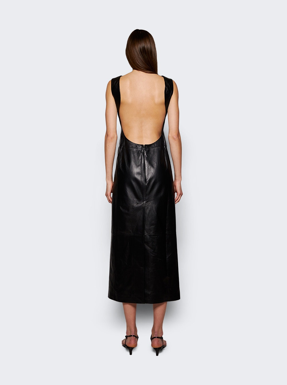 Ellery Leather Dress Black - 5