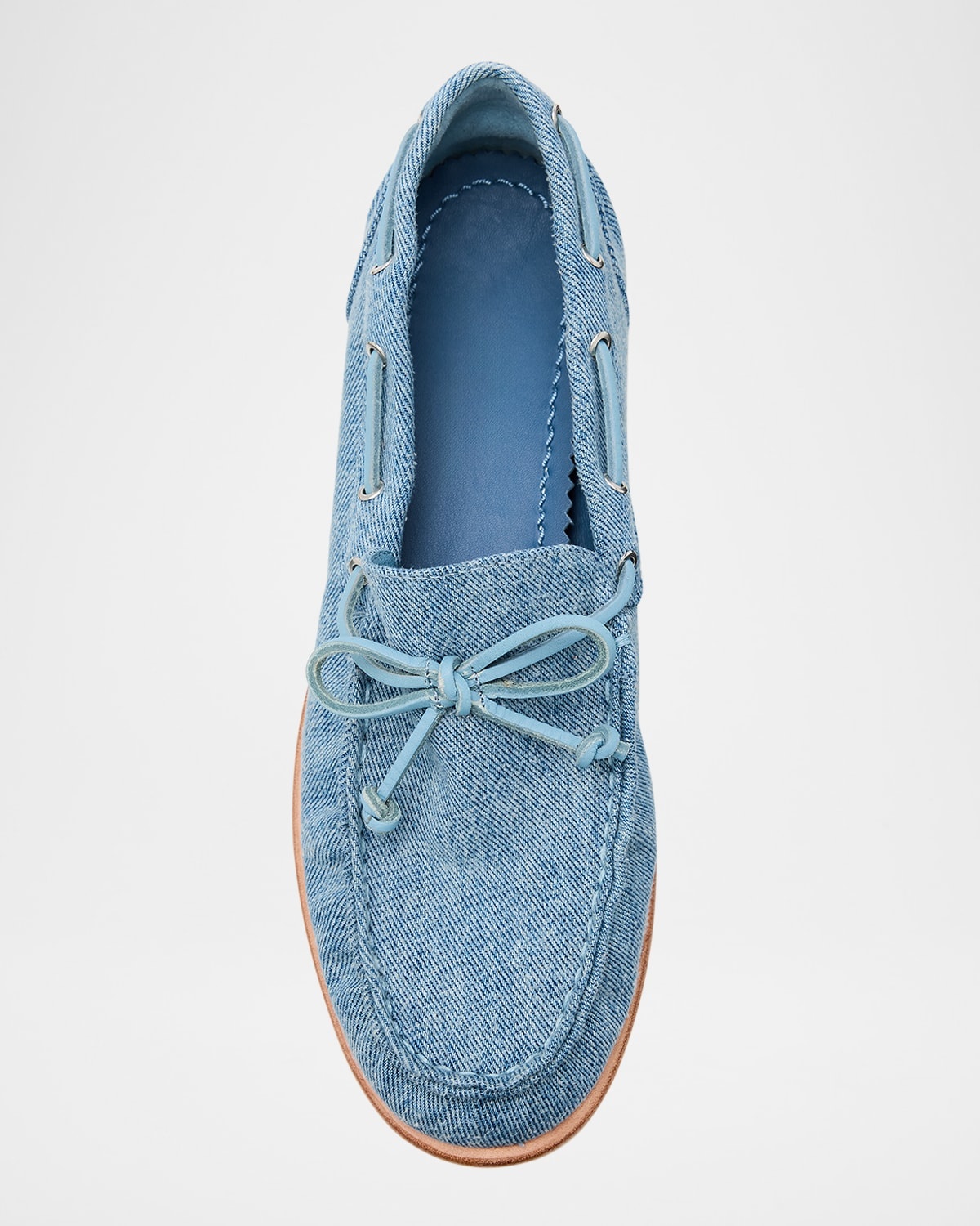 Carter Denim Boat Loafers - 3