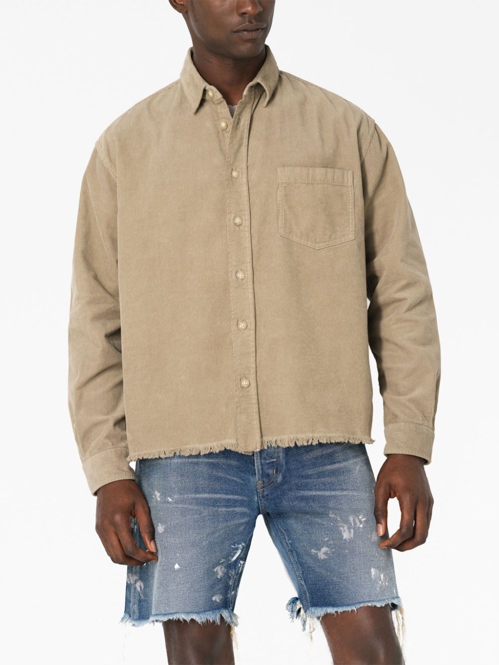 Talladega corduroy-finish cotton shirt - 6