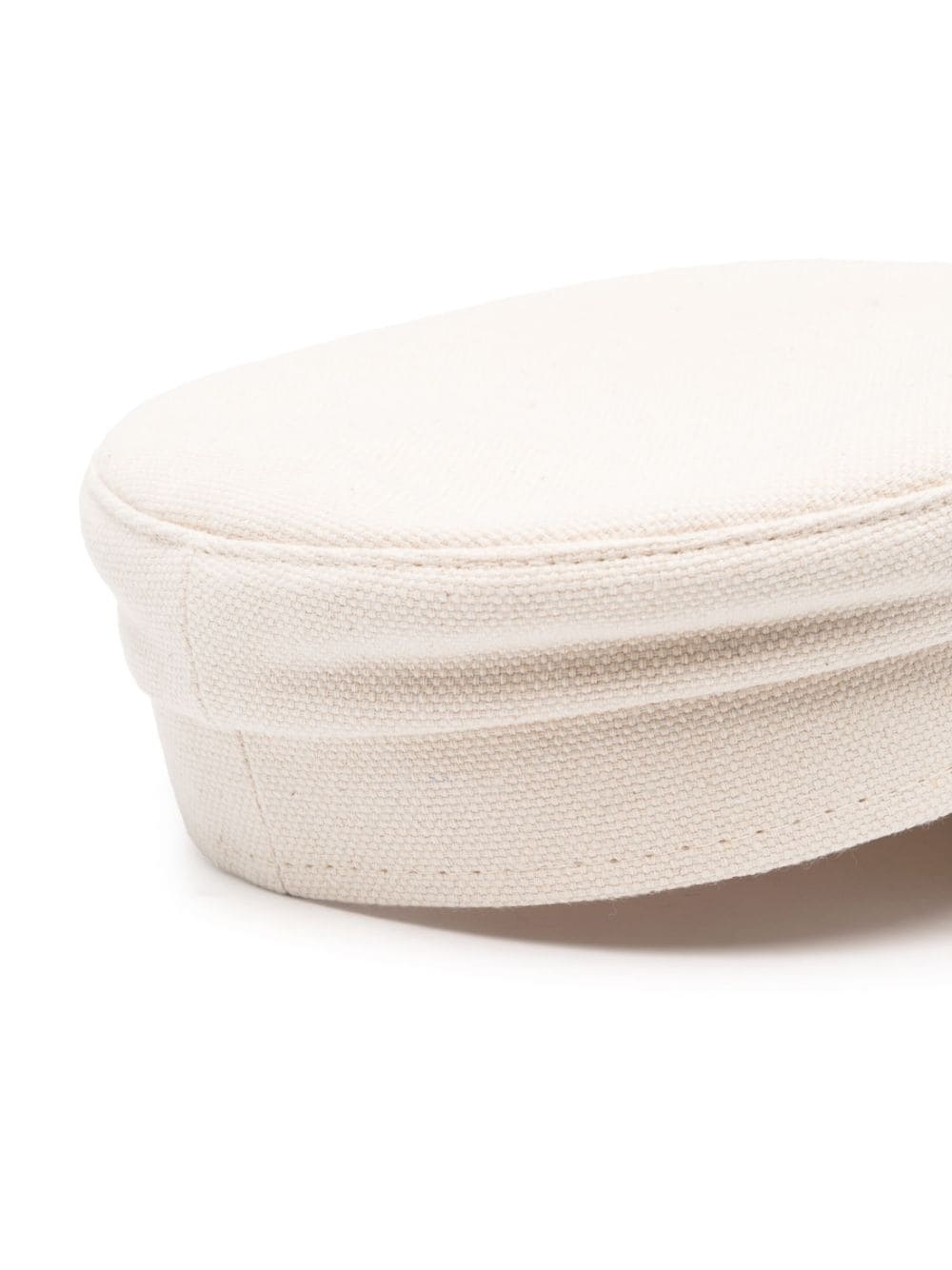 embroidered-logo paperboy cap - 2