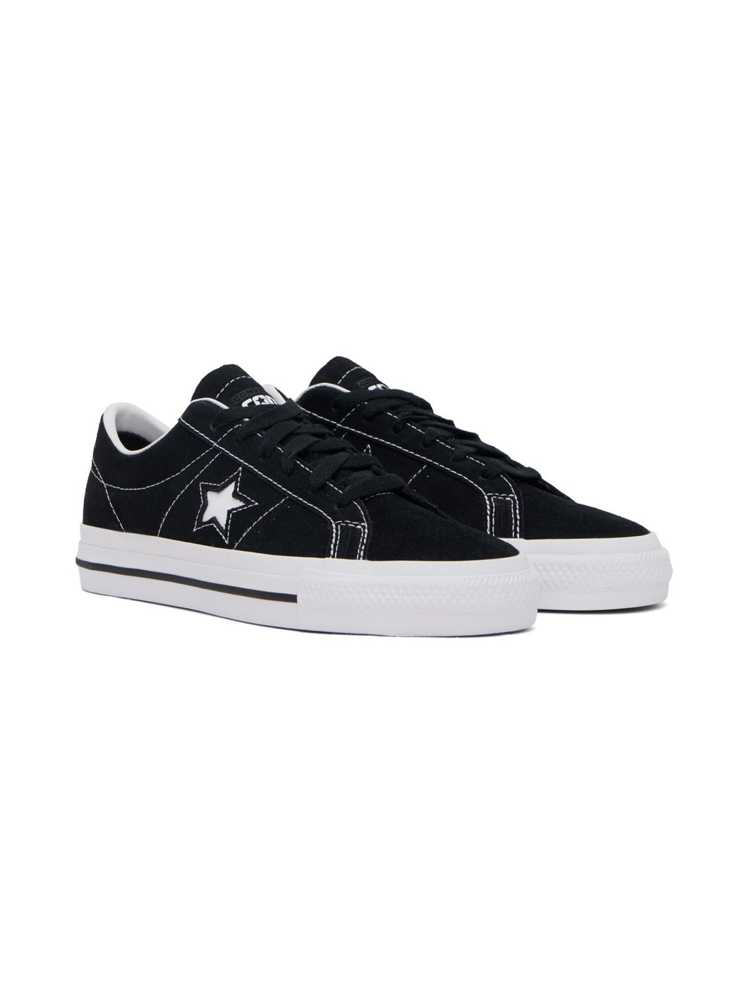 Black One Star Pro Low Top Sneakers - 4