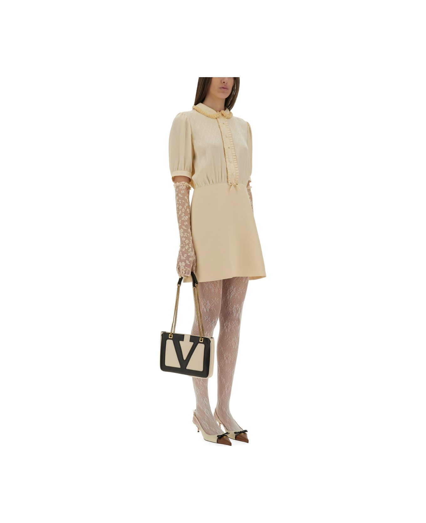 Crepe Couture Short Dress - 2