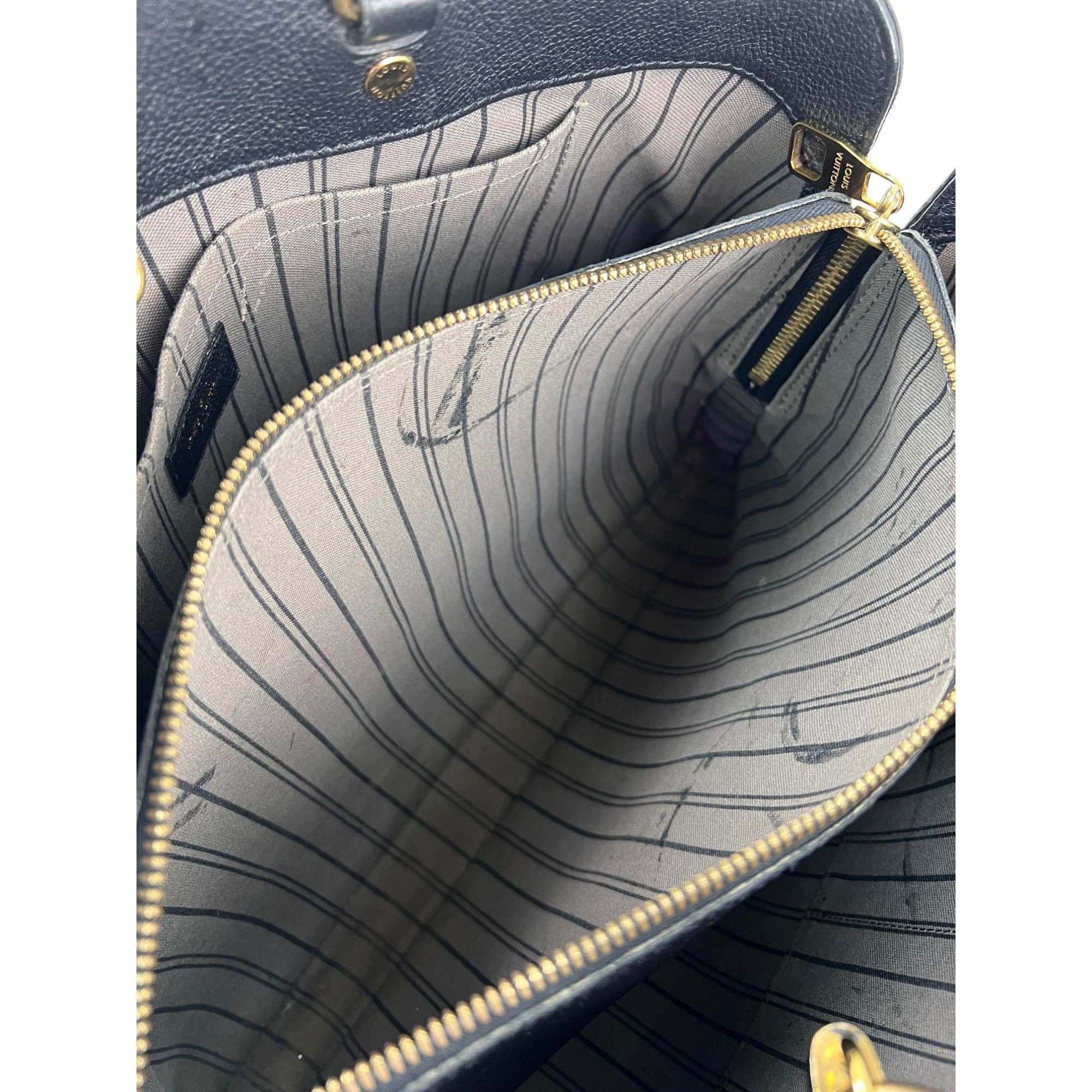 Louis Vuitton Montaigne GM Black Empriente Leather Shouder bag - 5