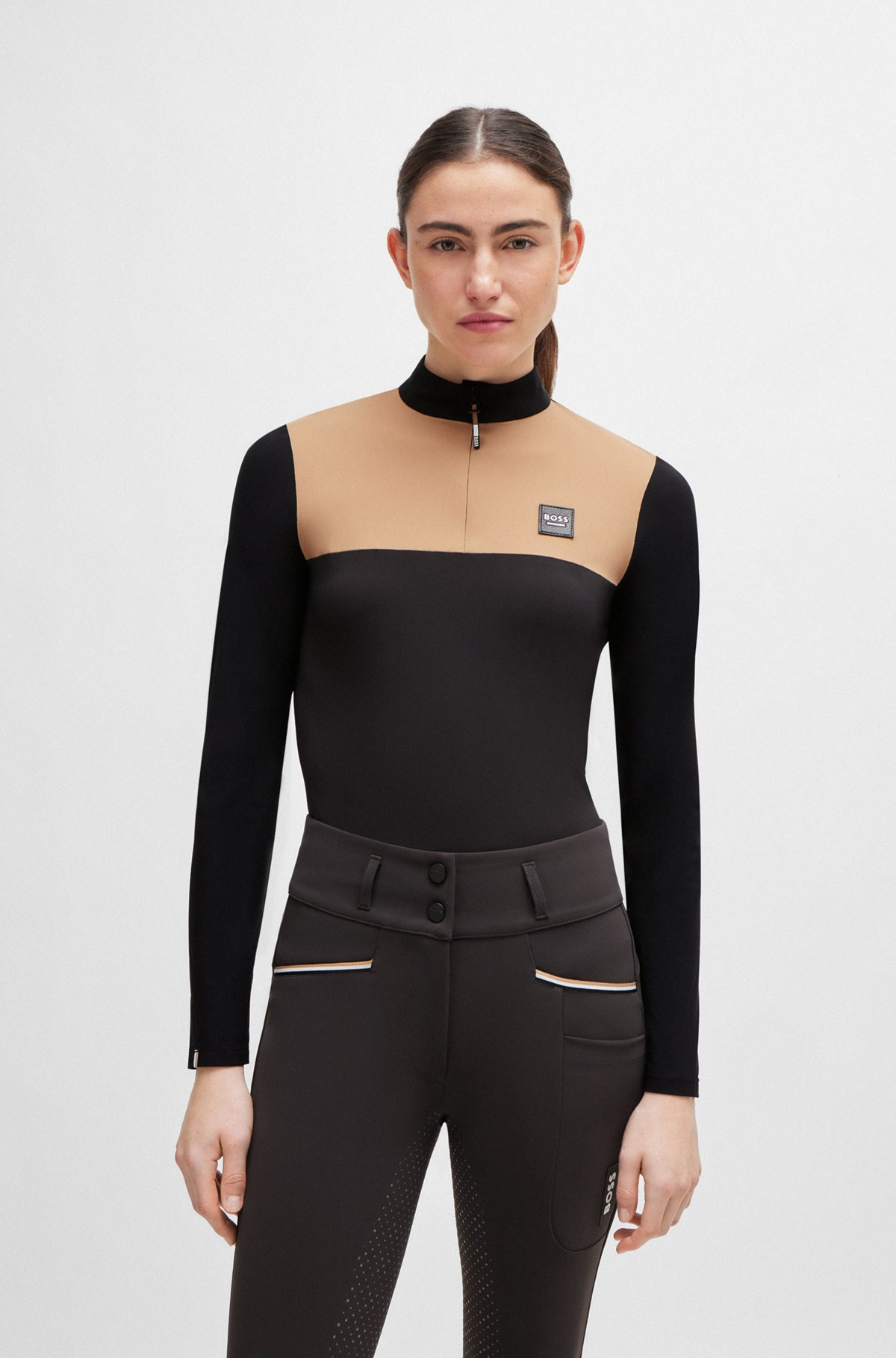 EQUESTRIAN TRAINING TOP IN QUICK-DRYING FABRIC - 3